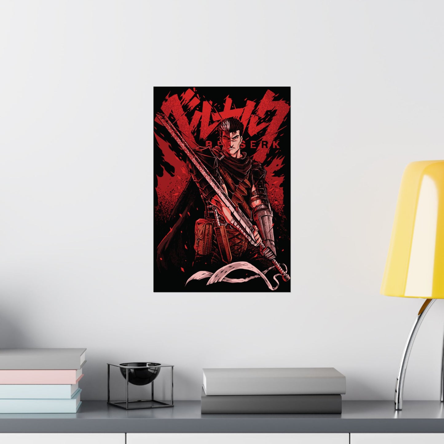 Guts Eclipse Rage Matte Vertical Poster | Berserk Anime Wall Art