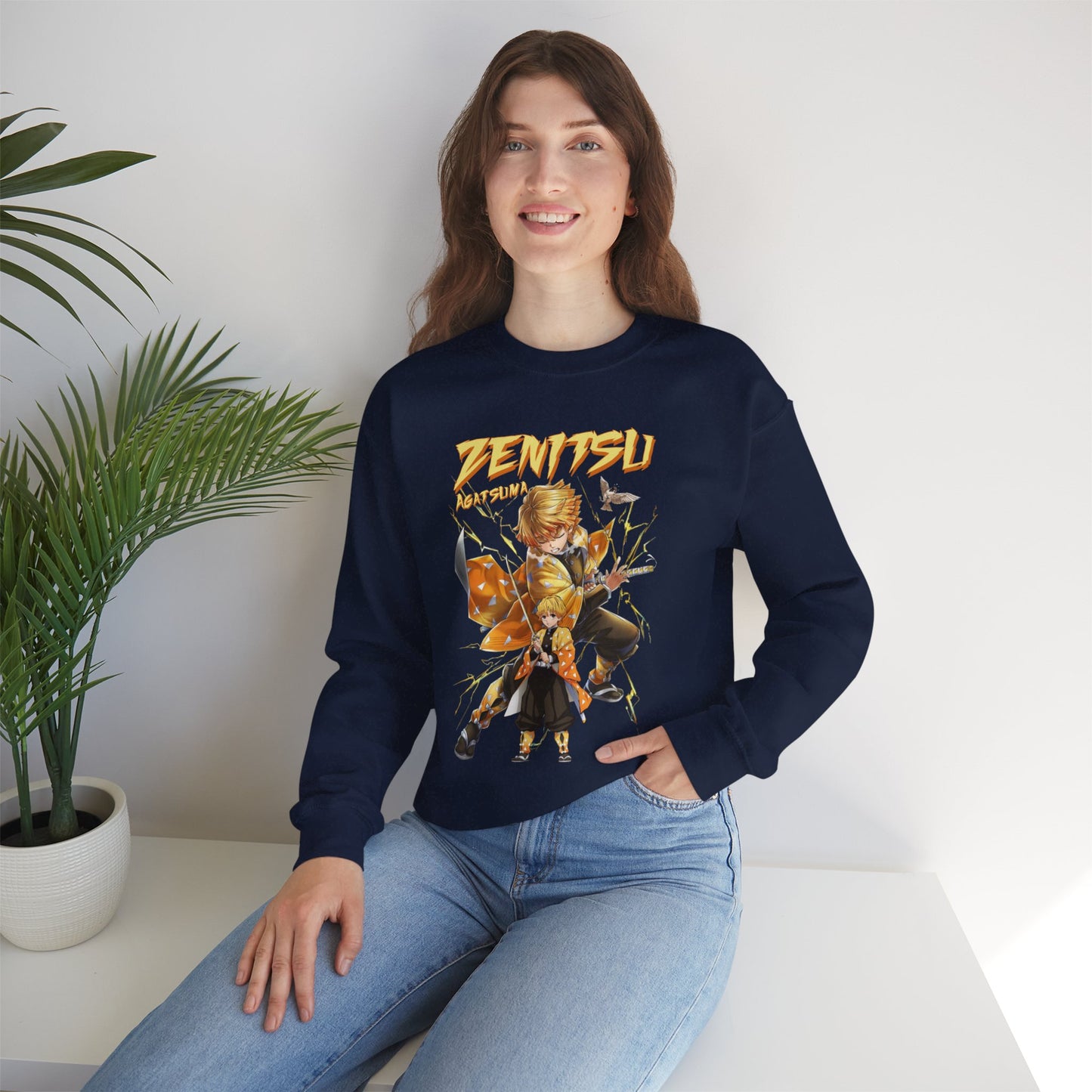 Zenitsu Agatsuma Thunder Breathing Sweatshirt | Demon Slayer Anime Streetwear
