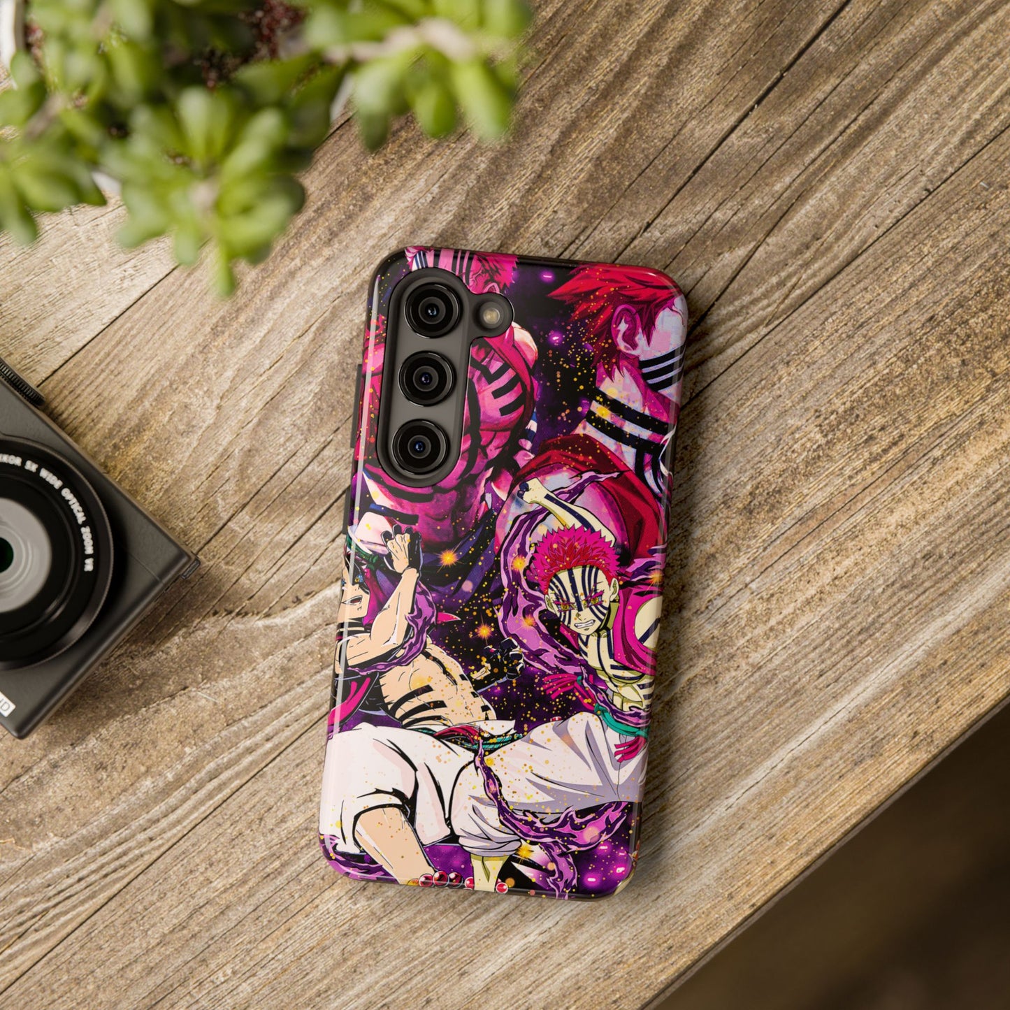 Upper Moon 3 Akaza Phone Case | Demon Slayer Double Layered Protective Case