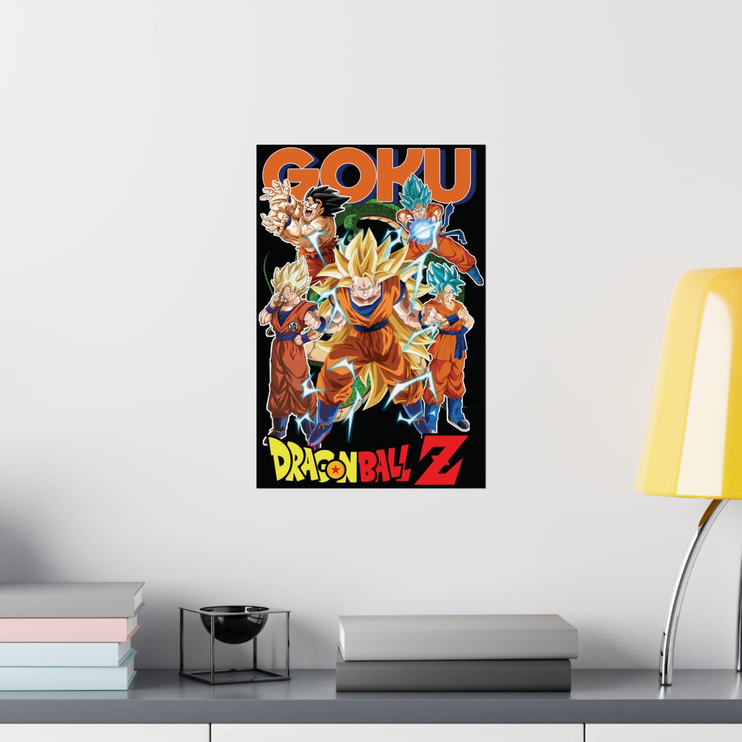Goku “Legacy of Power” Matte Vertical Poster | Dragon Ball Z Anime Wall Art