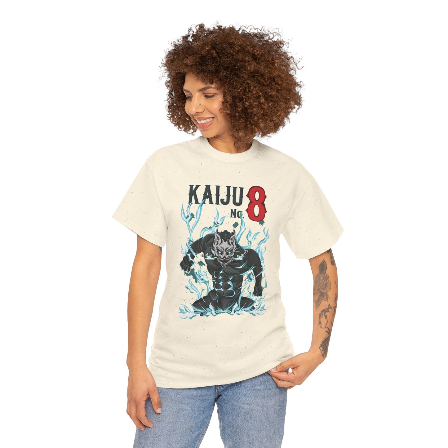 Infernal Surge Unisex Heavy Cotton T-Shirt | Kaiju No. 8 Anime Tee