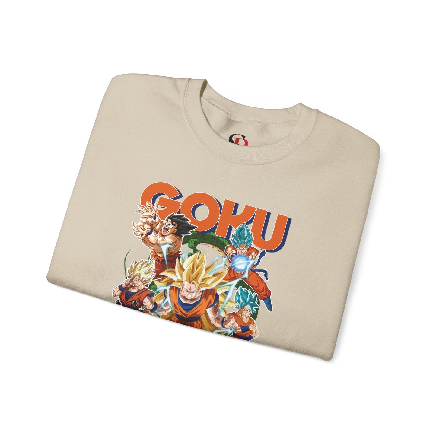 Goku “Legacy of Power” Unisex Heavy Crewneck | Dragon Ball Z Streetwear Sweatshirt