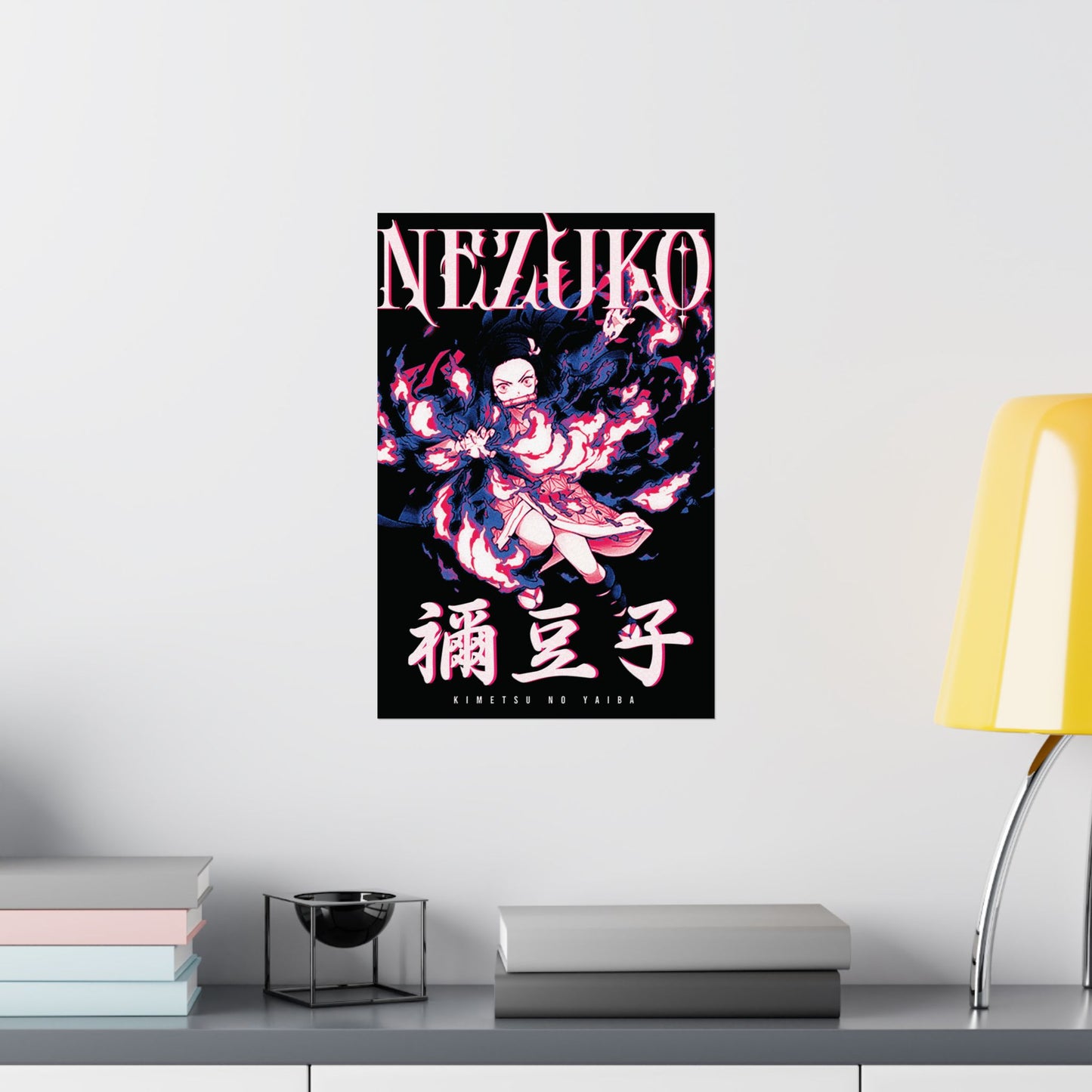 Nezuko Exploding Blood Poster | Demon Slayer Wall Art