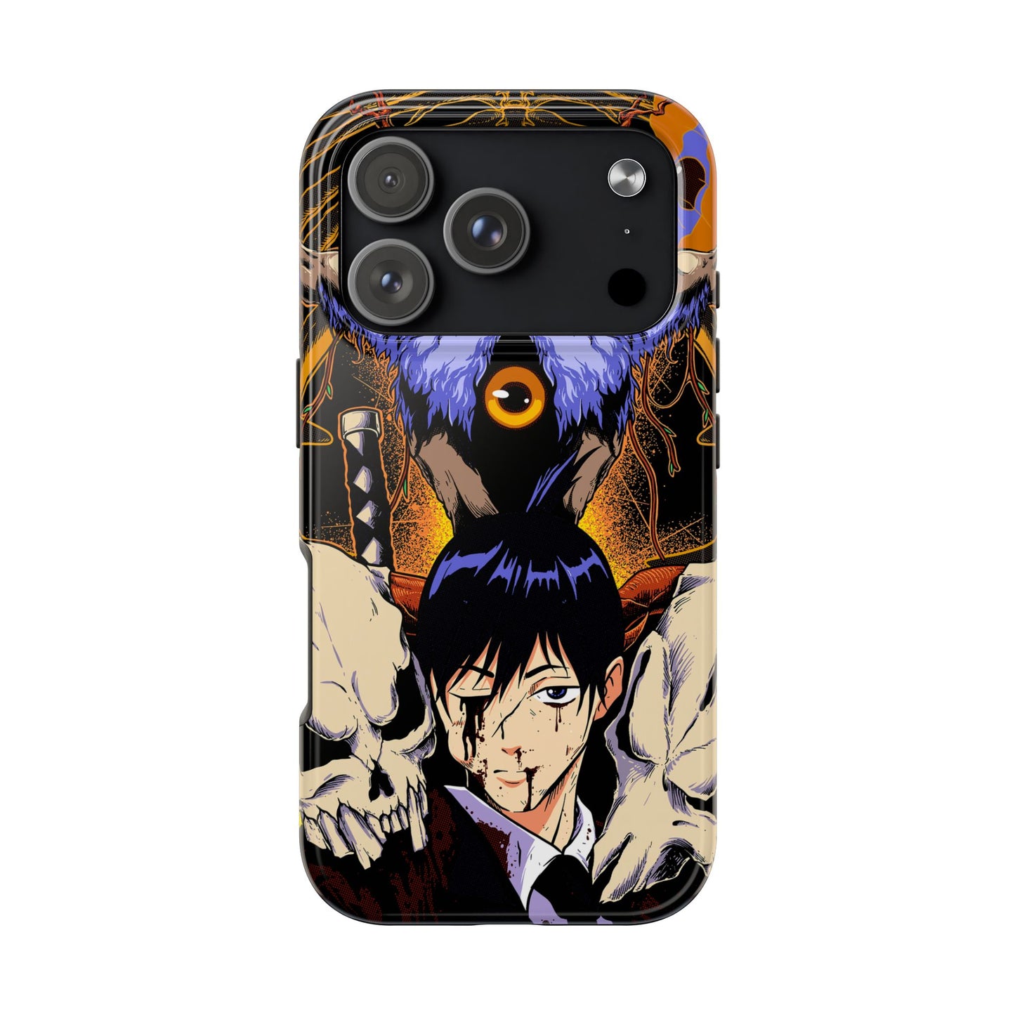 Aki x Future Devil Double Layered Phone Case | Chainsaw Man-Inspired Protective Anime Case