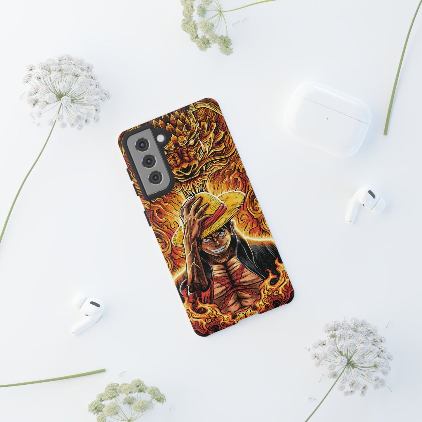 Inferno Pirate King Luffy Double Layered Phone Case