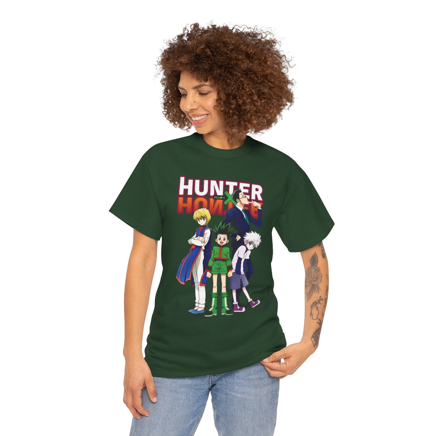 Gon’s Core Group Unisex Heavy Cotton T-Shirt | Hunter x Hunter Anime Shirt