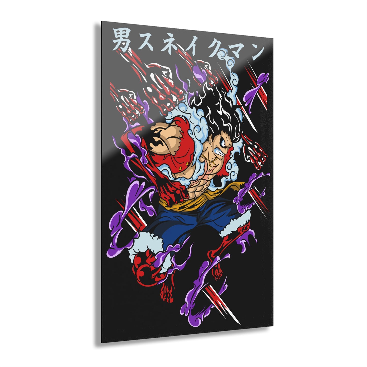 Luffy Gear 4 Gum Gum Gatling Acrylic Print
