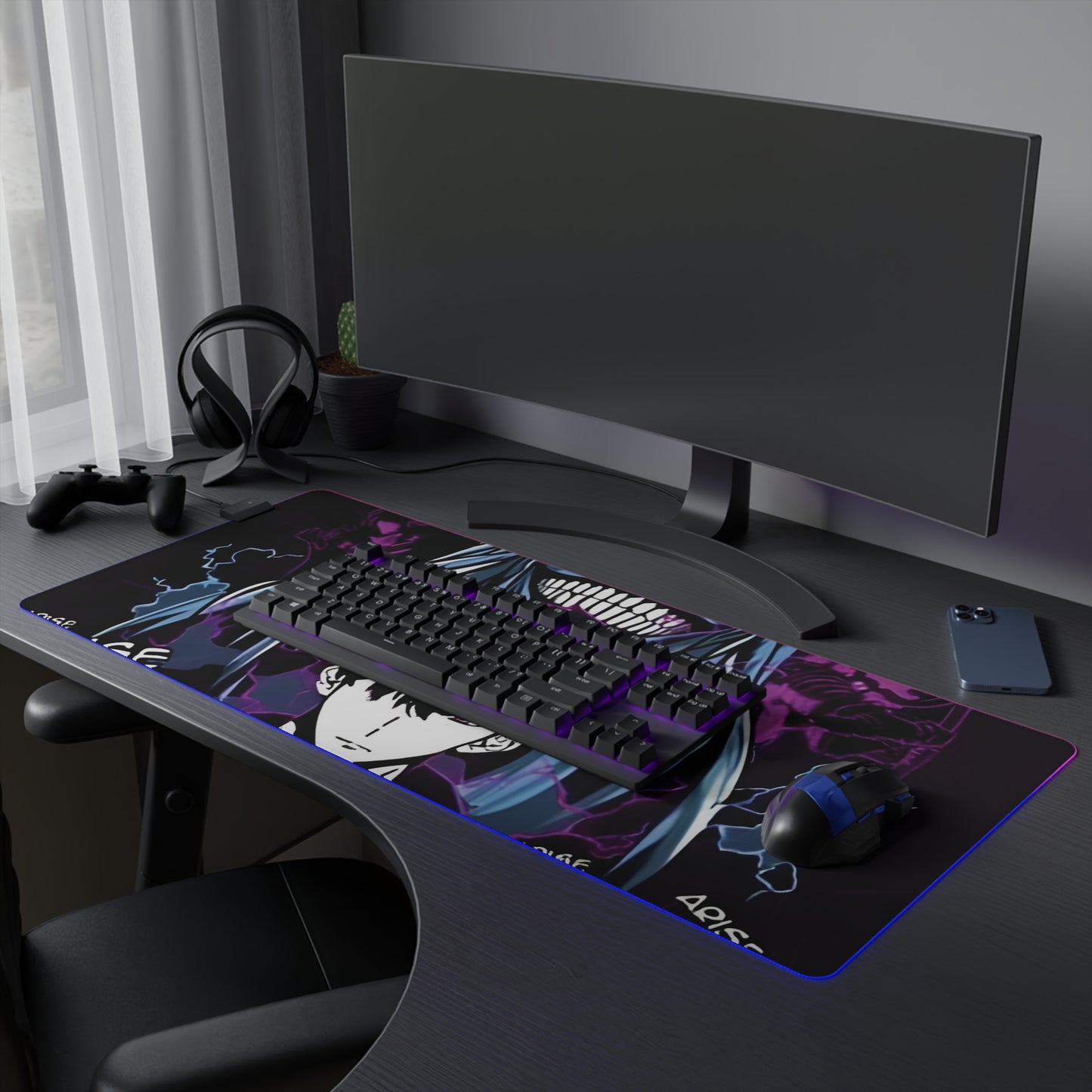 Solo Leveling Arise LED Gaming Mouse Pad