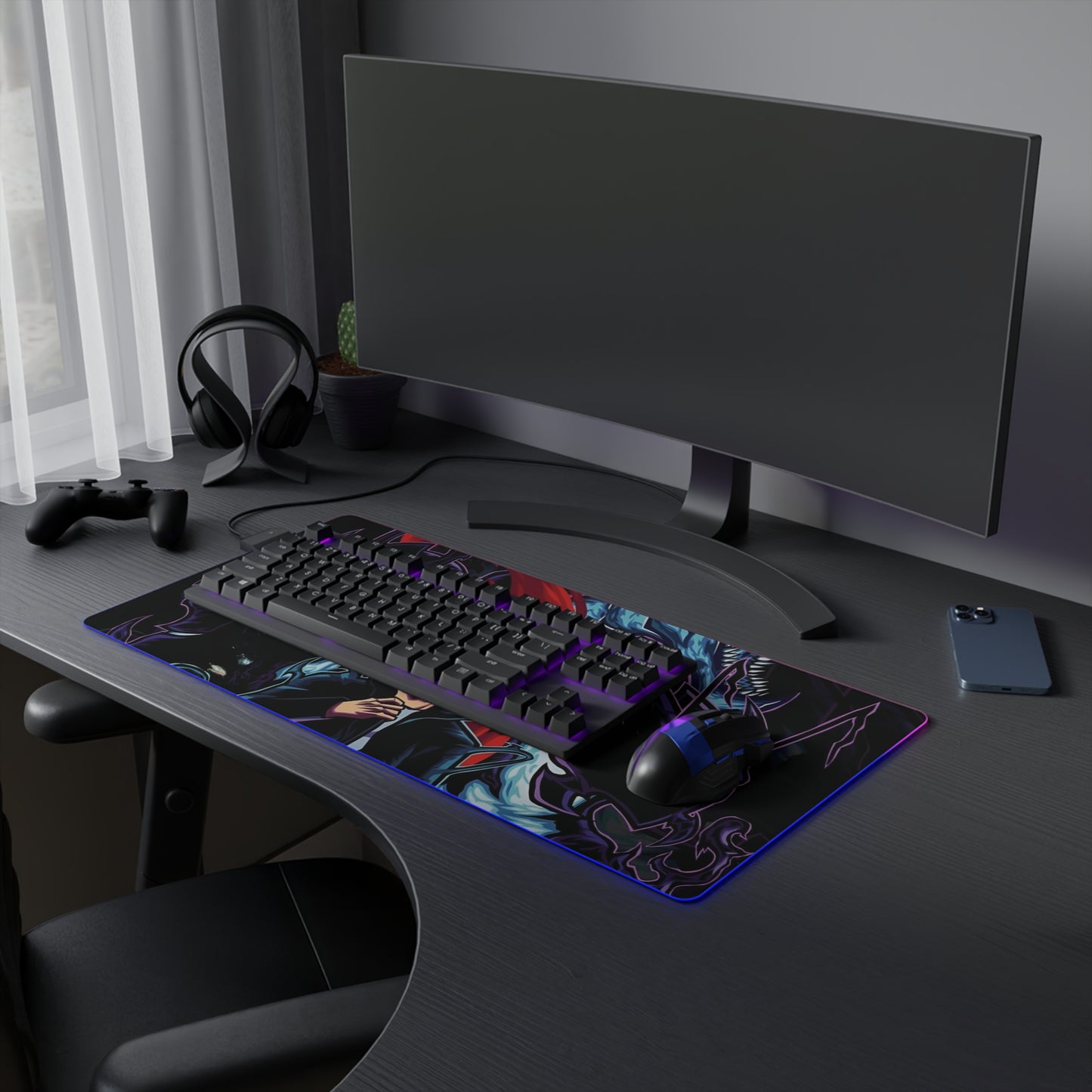 Solo Leveling Dragon’s Wrath LED Gaming Mouse Pad