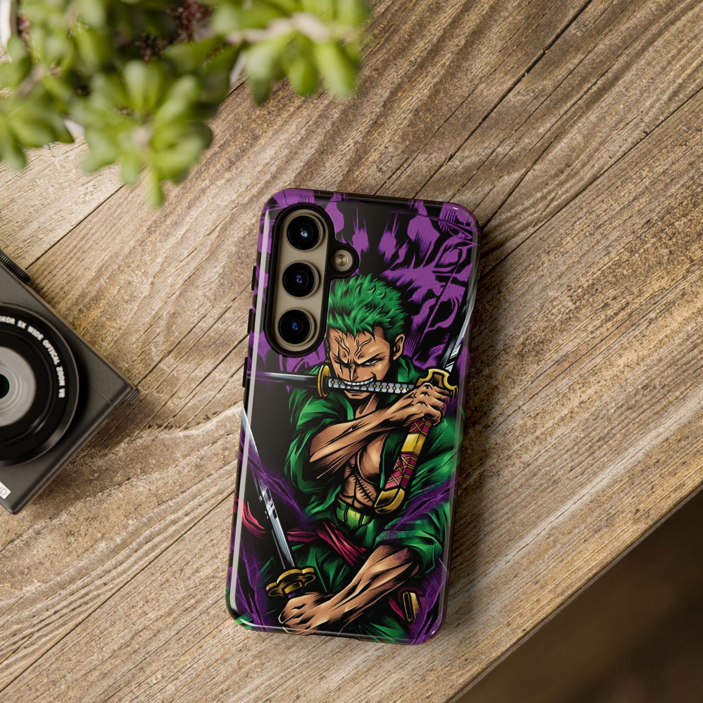 Demon Aura Zoro Double Layered Phone Case