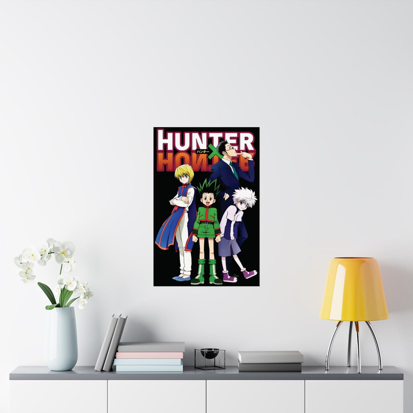 Gon’s Core Group Matte Vertical Poster | Hunter x Hunter Anime Wall Art