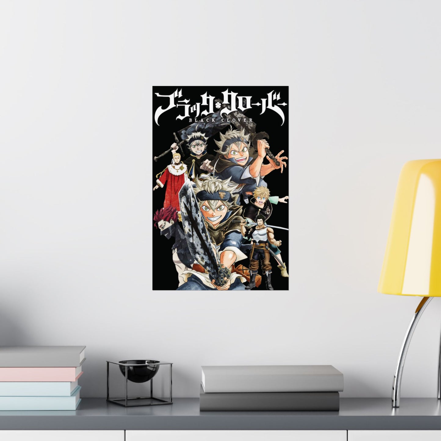 Black Bulls & Julius Matte Vertical Poster | Black Clover Anime Wall Art