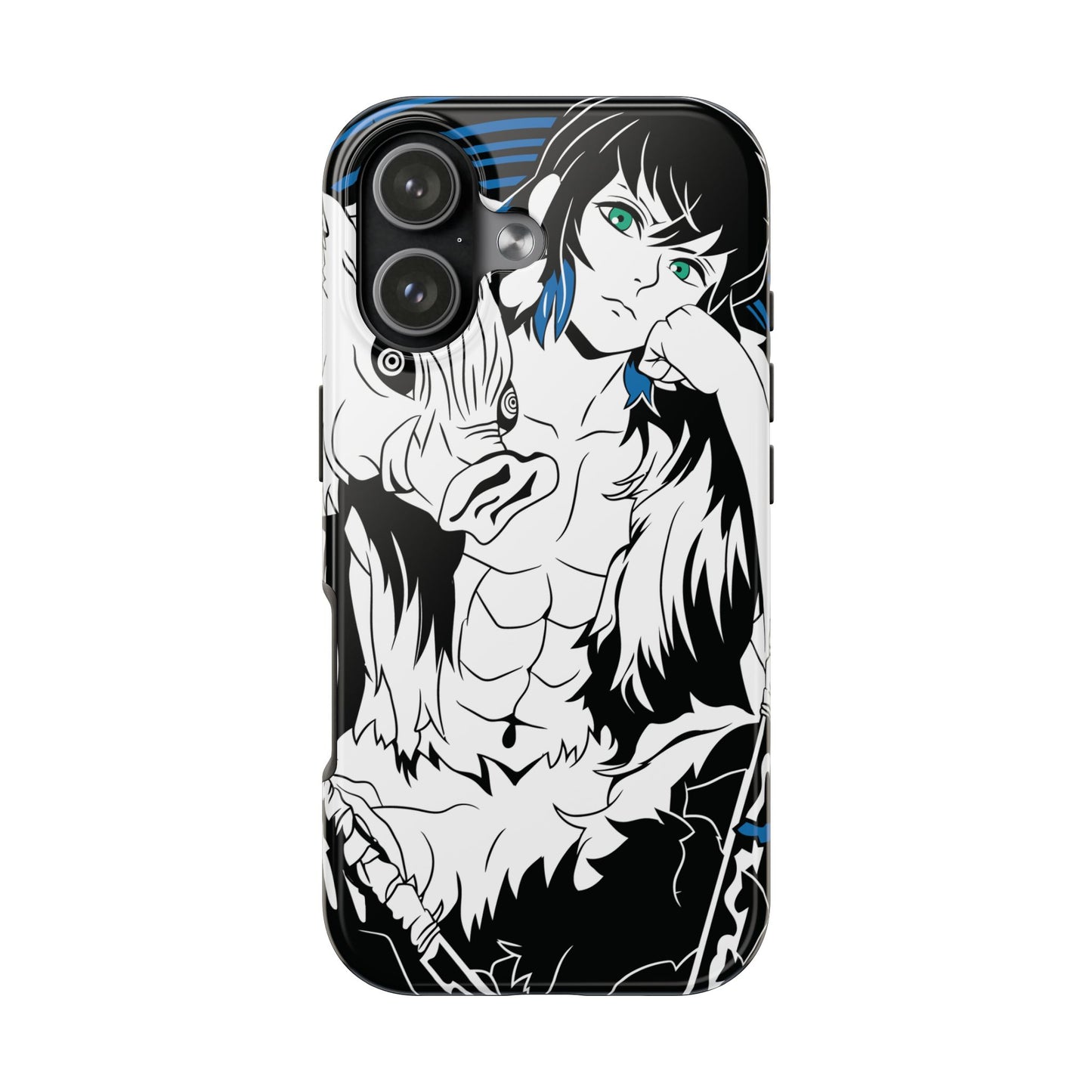 Inosuke Double Layered Phone Case| Demon Slayer-Inspired Anime Case