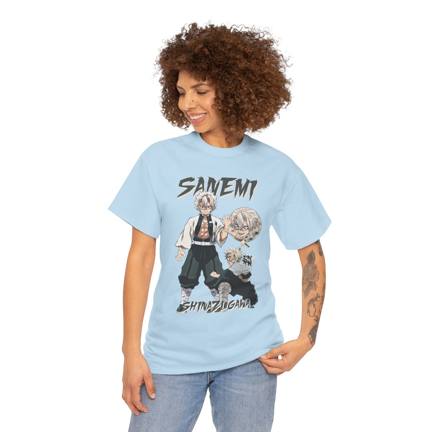 Sanemi Shinazugawa Wind Hashira T-Shirt | Demon Slayer Anime Streetwear Tee