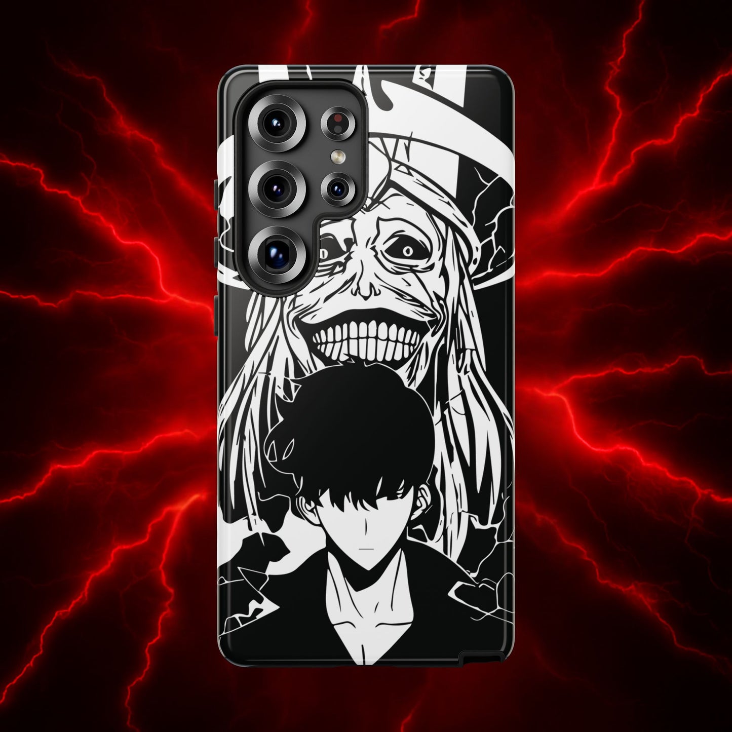 Sung Jinwoo vs Statue of God III Double Layered Phone Case