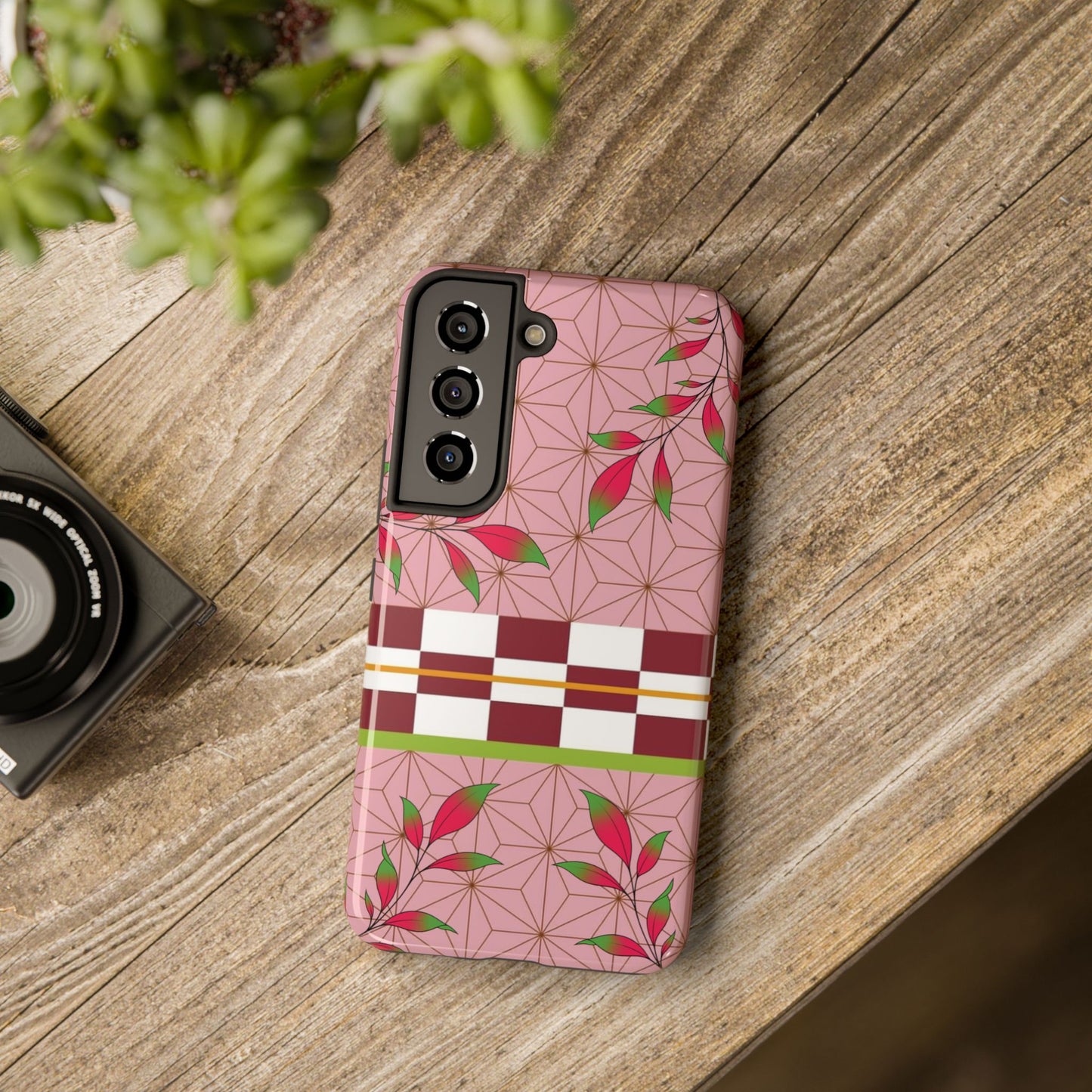 Demon Flower Haori Double Layered Phone Case