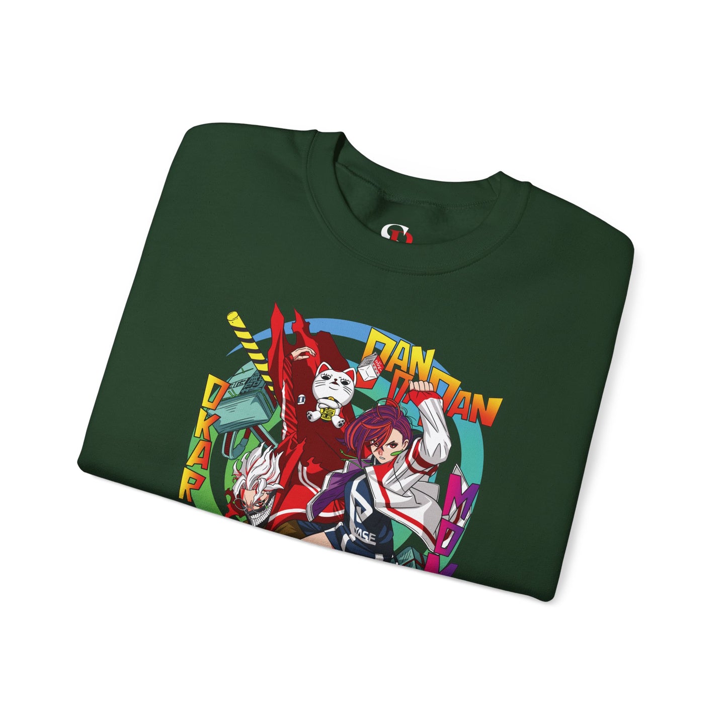 Okarun x Momo Unisex Heavy Crewneck | Dandadan Anime Streetwear Sweatshirt