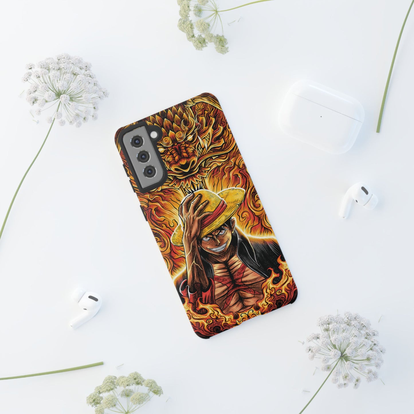 Inferno Pirate King Luffy Double Layered Phone Case