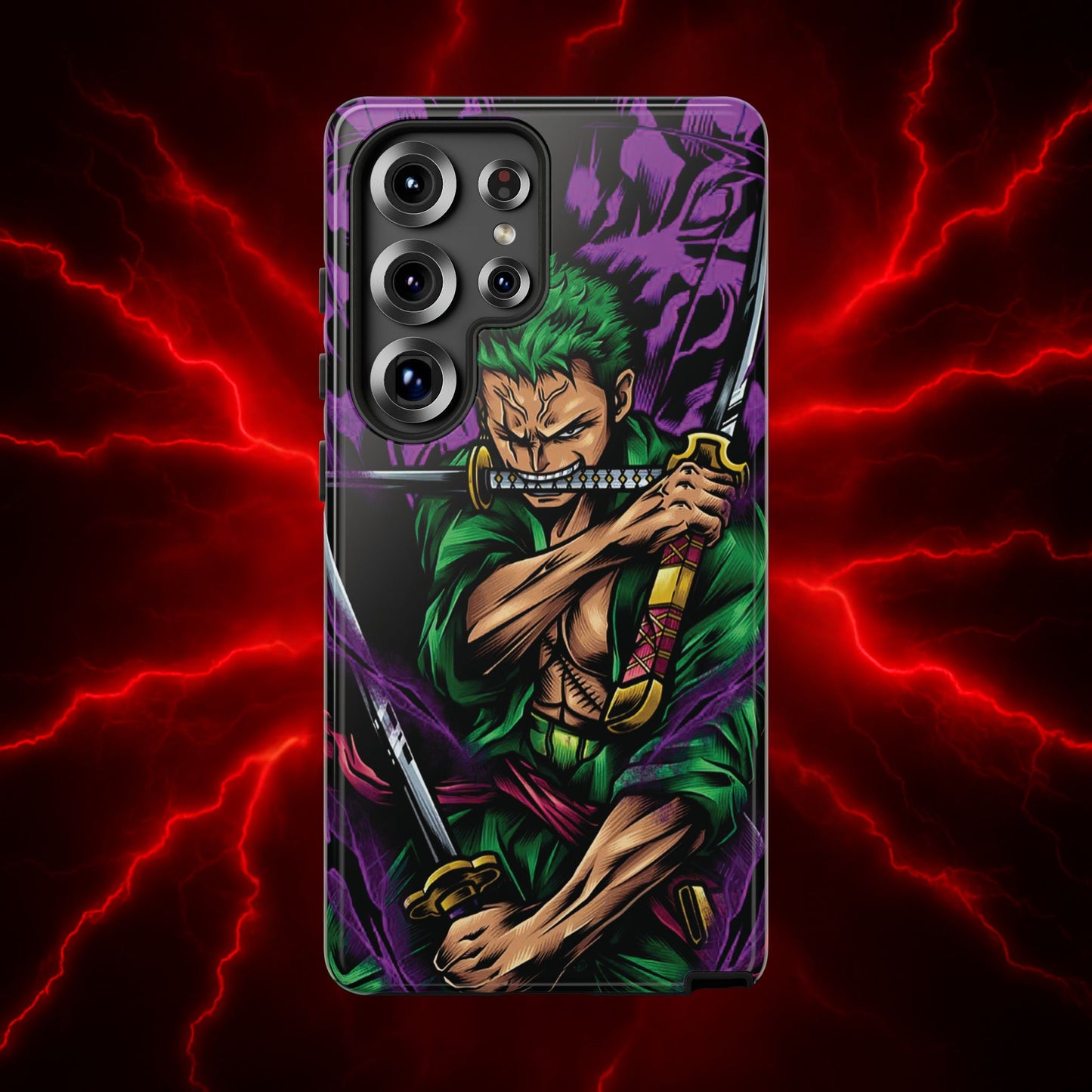 Demon Aura Zoro Double Layered Phone Case