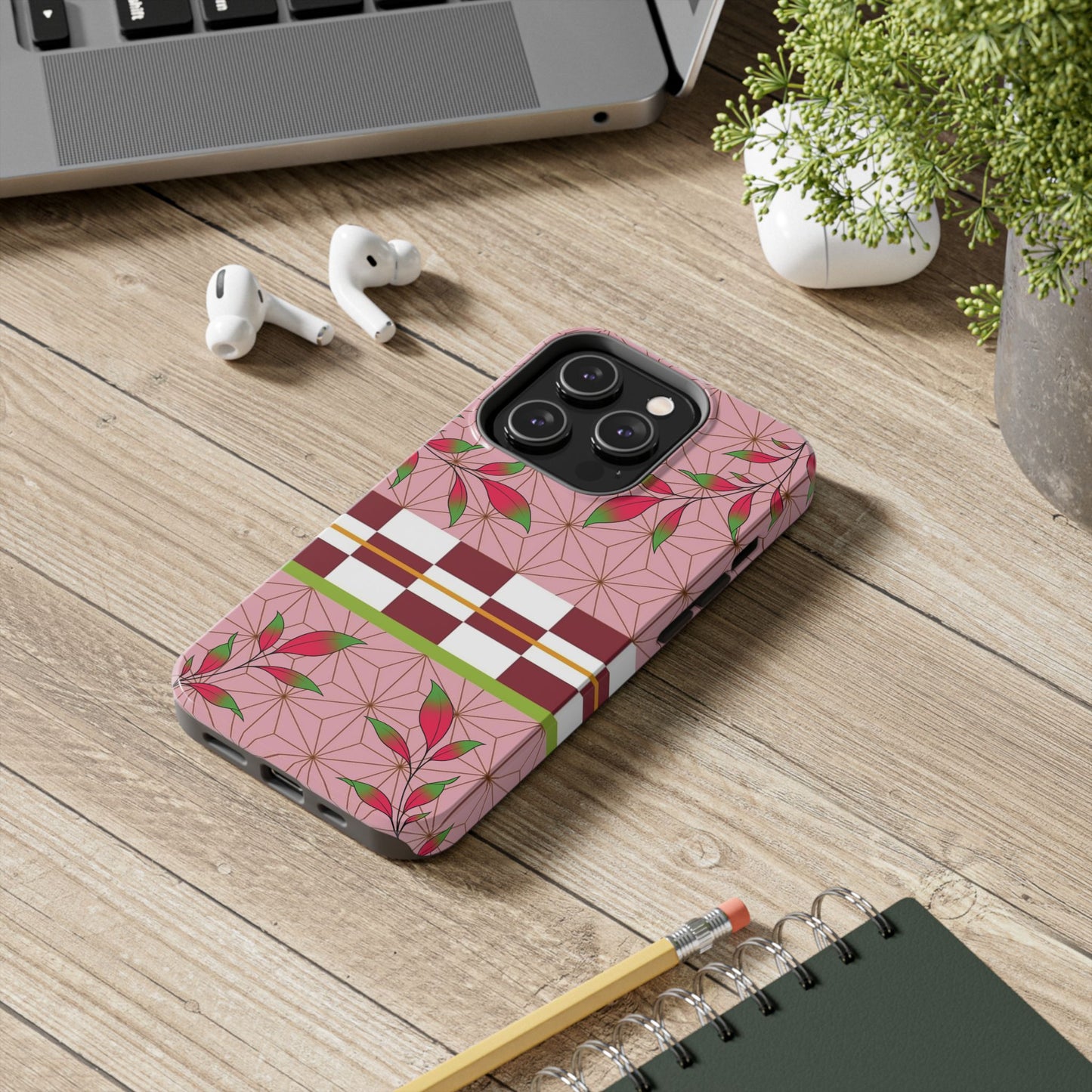 Demon Flower Haori Double Layered Phone Case