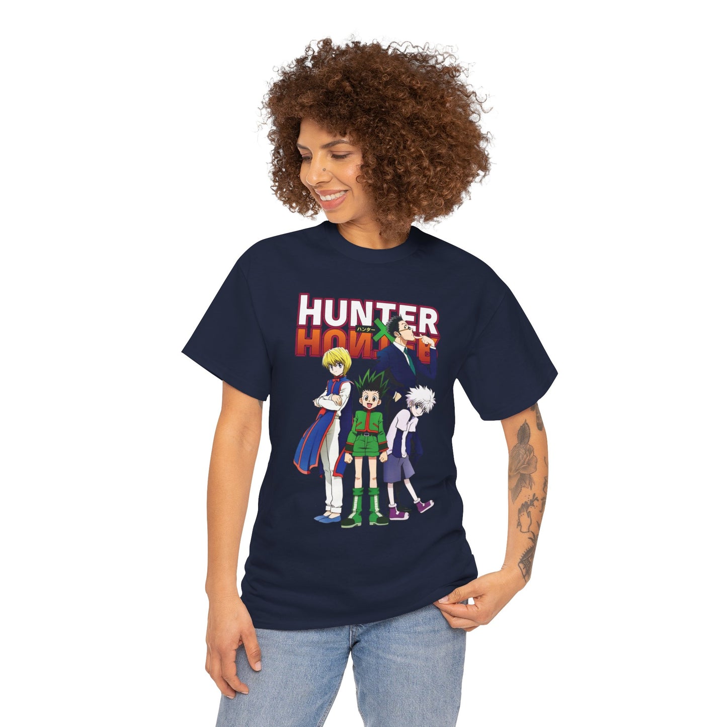 Gon’s Core Group Unisex Heavy Cotton T-Shirt | Hunter x Hunter Anime Shirt