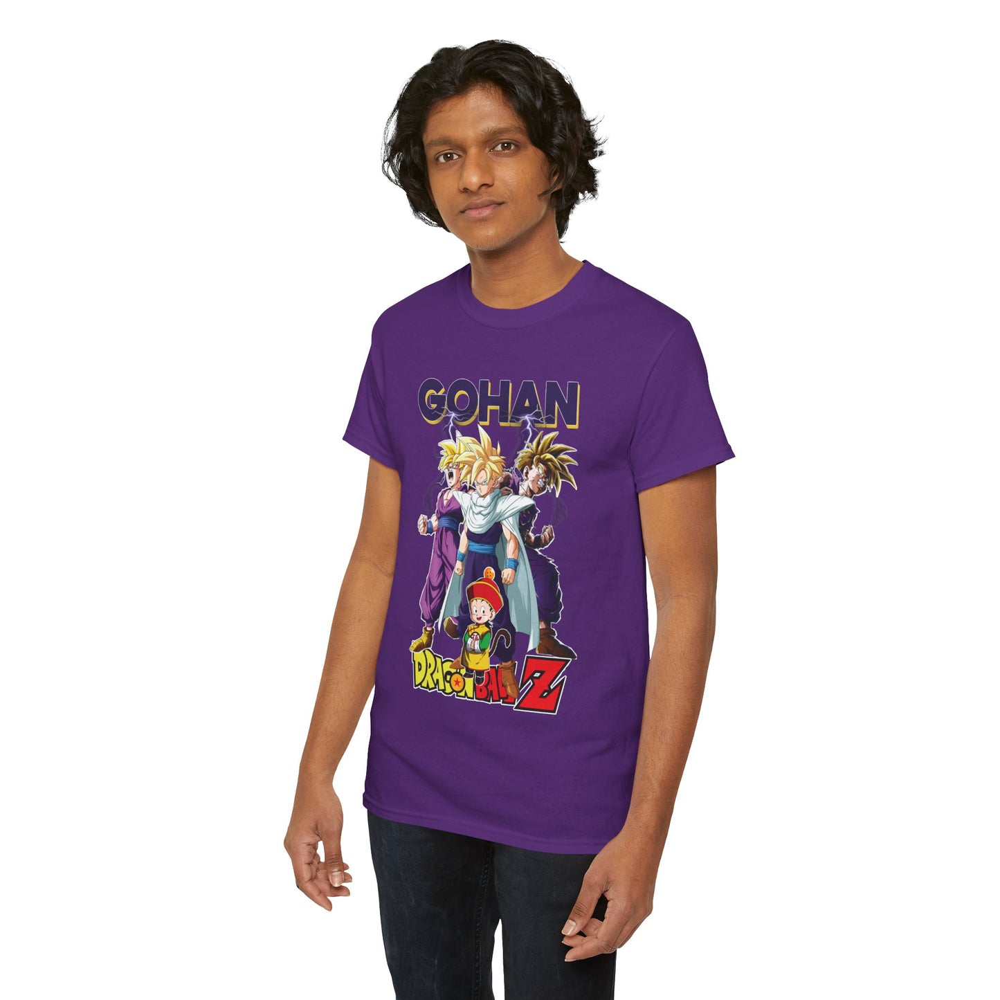 Gohan “Legacy of Z” Unisex Heavy Cotton T-Shirt | Dragon Ball Z Streetwear Tee