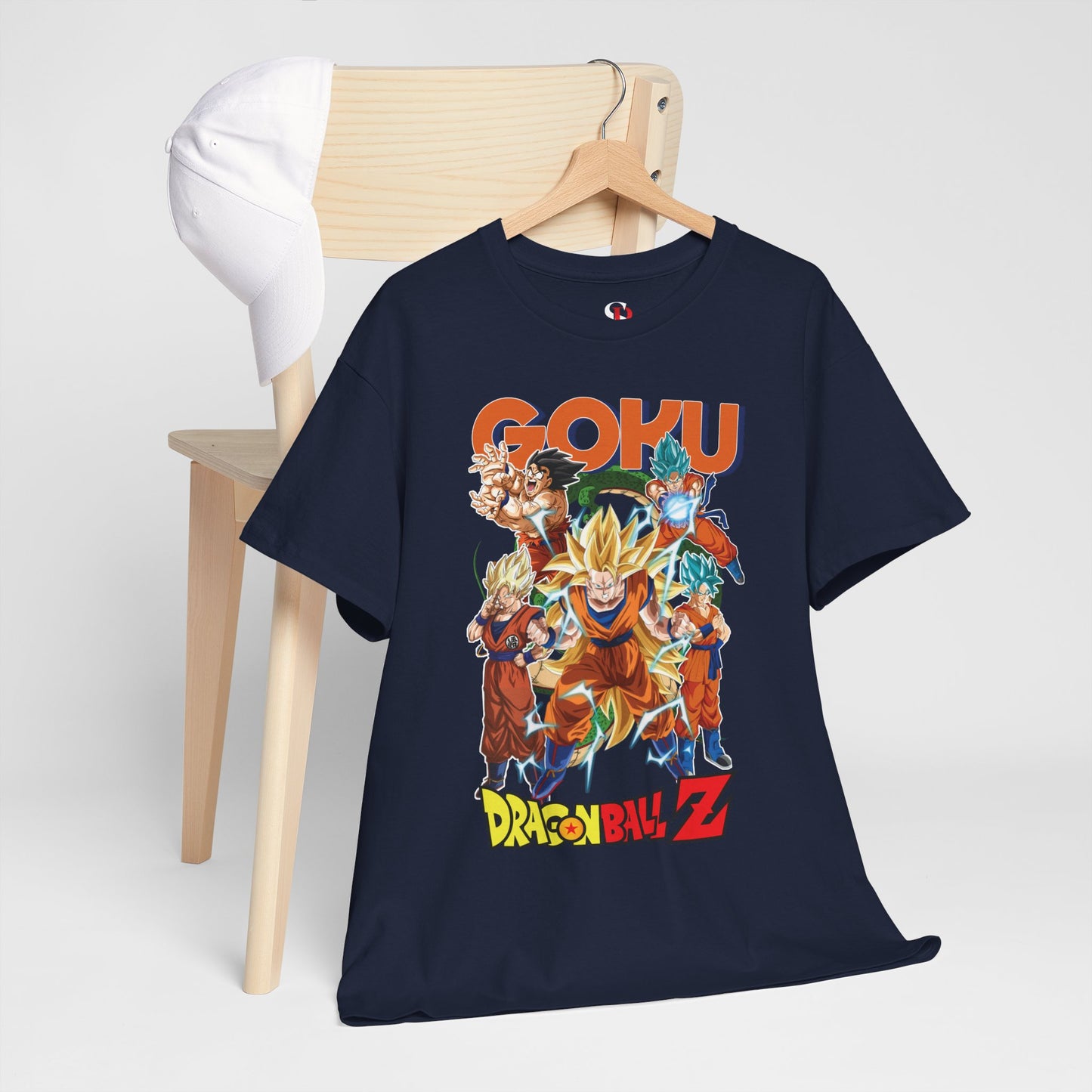 Goku “Legacy of Power” Unisex Heavy Cotton T-Shirt | Dragon Ball Z Streetwear Tee