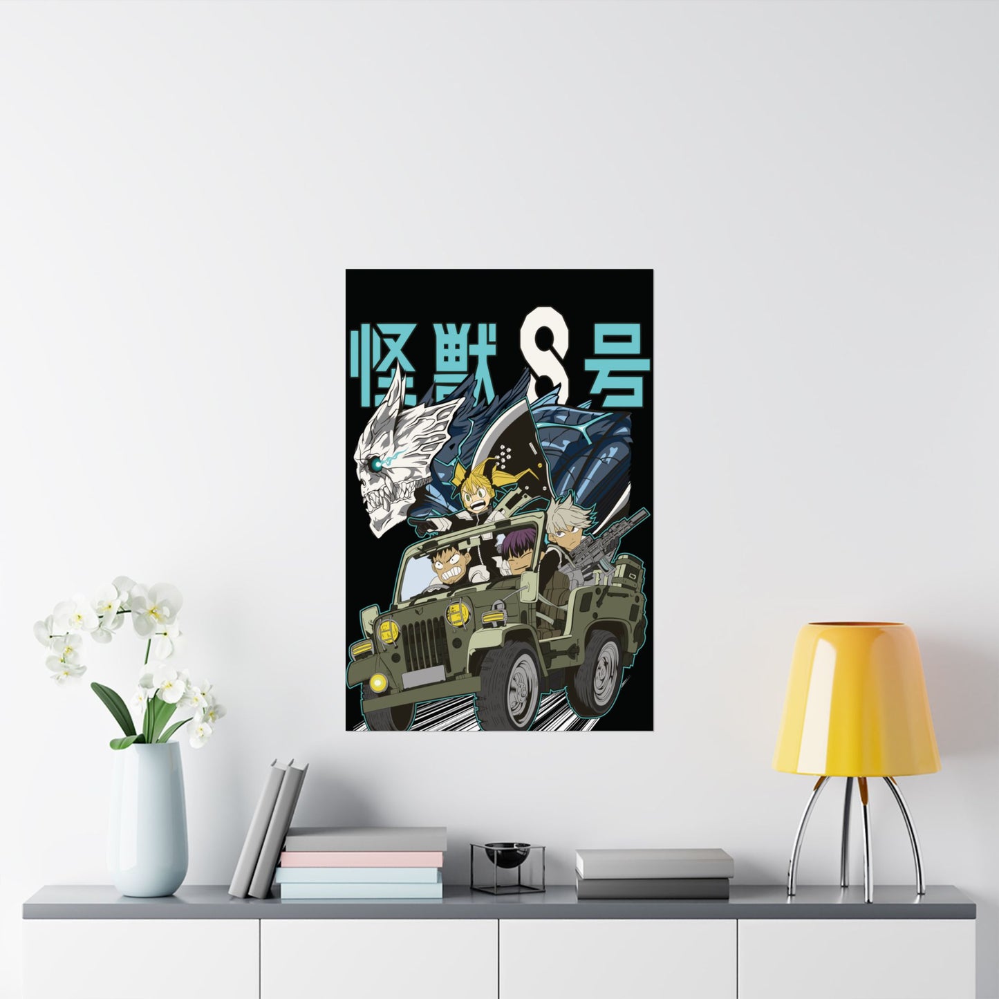 Third Division Mayhem Matte Vertical Poster | Kaiju No. 8 Anime Wall Art