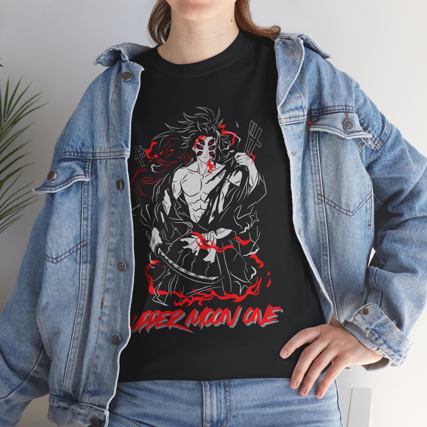 Kokushibo Crimson Aura T-Shirt | Upper Moon One Demon Slayer Tee