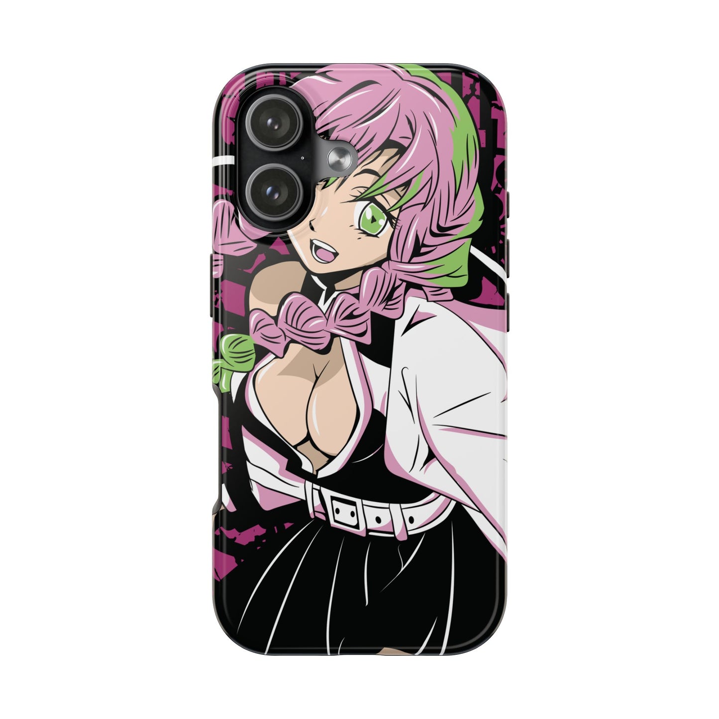 Love Hashira Mitsuri Kanroji Double Layered Phone Case | Demon Slayer-Inspired Anime Case