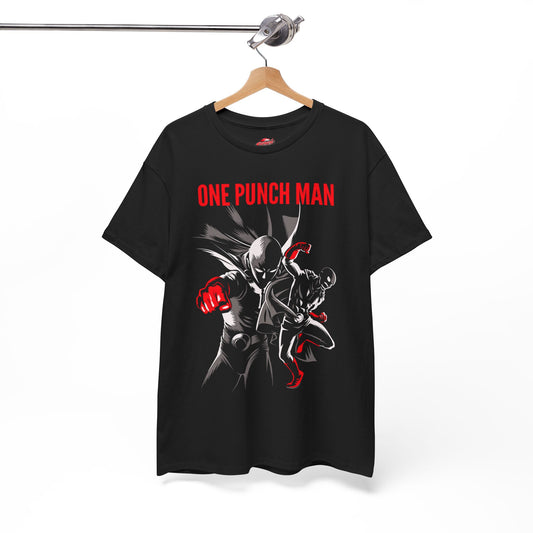 Saitama Serious Punch Anime T-Shirt | Anime-Inspired Streetwear | Unisex Heavy Cotton Tee