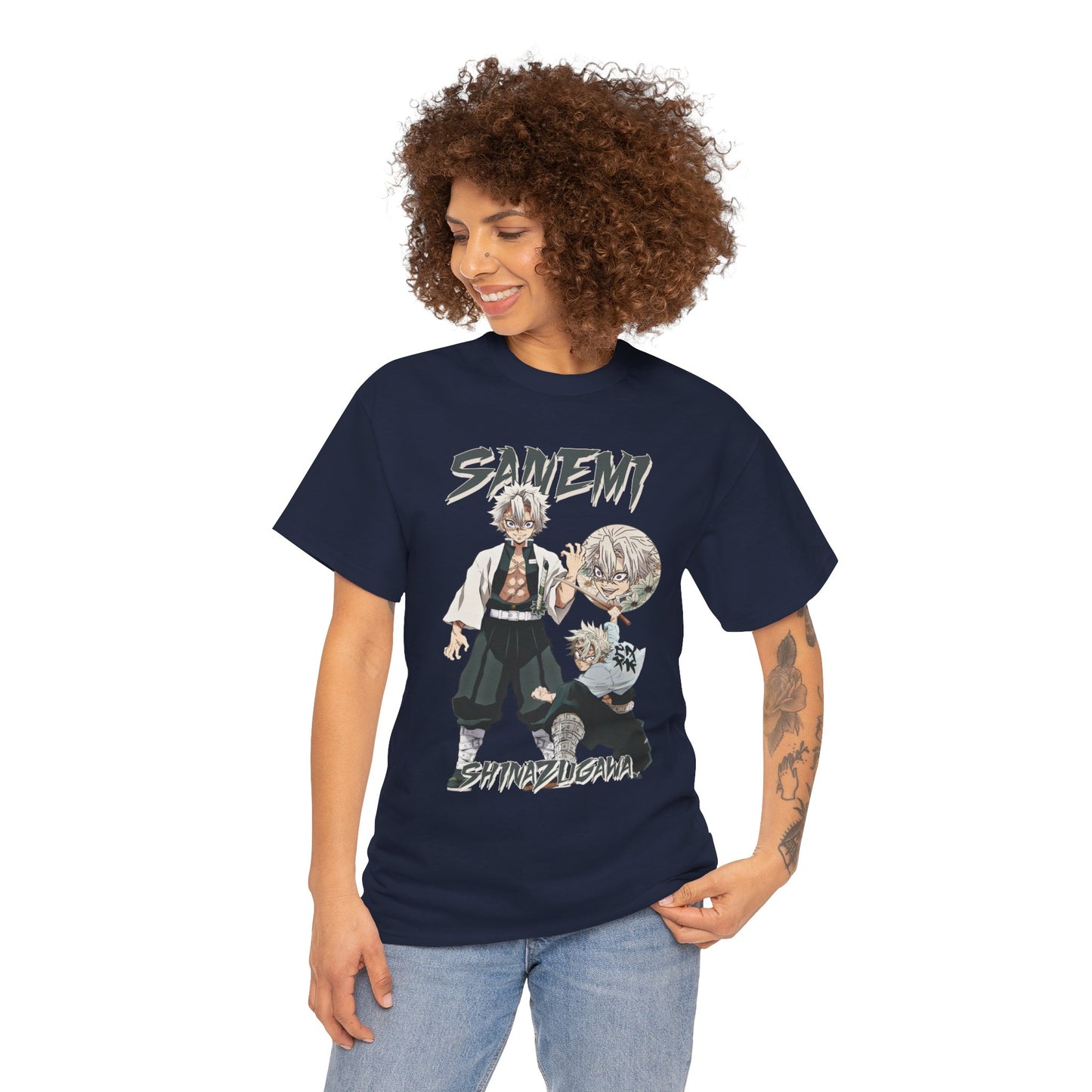 Sanemi Shinazugawa Wind Hashira T-Shirt | Demon Slayer Anime Streetwear Tee