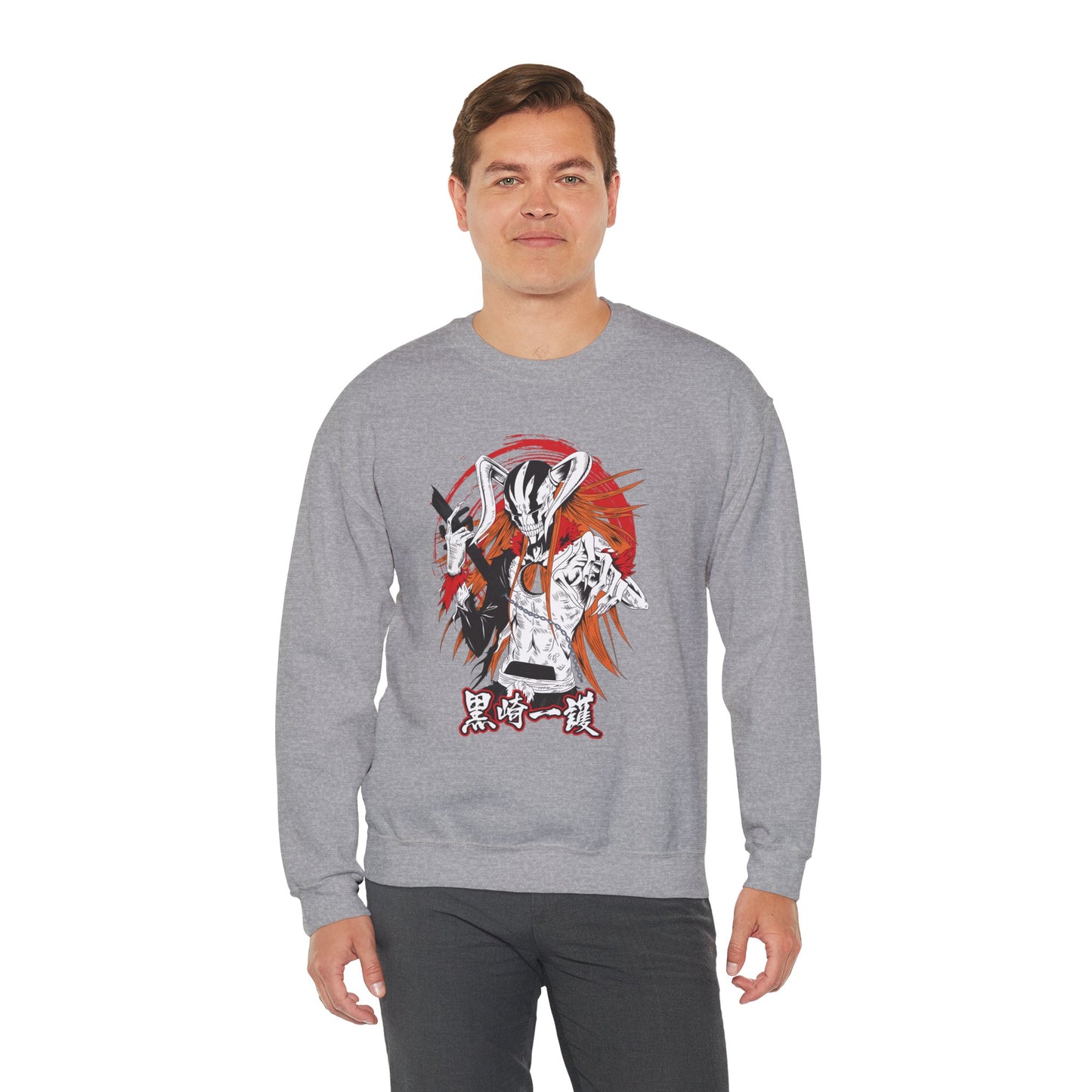 Ichigo Vasto Lorde Unisex Heavy Blend Crewneck Sweatshirt | Bleach Anime Streetwear