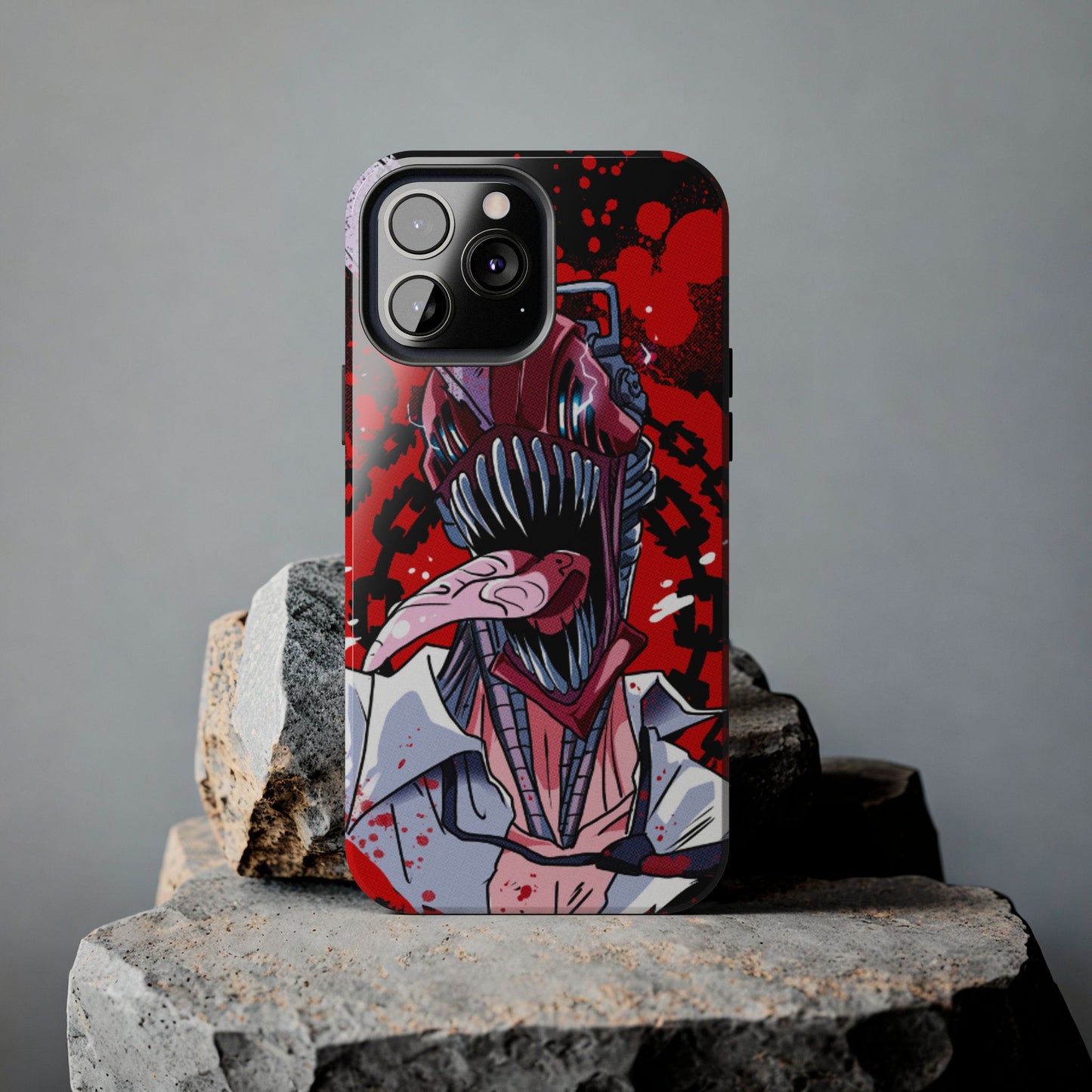 Chainsaw Devil Double Layered Phone Case | Chainsaw Man-Inspired Protective Anime Case