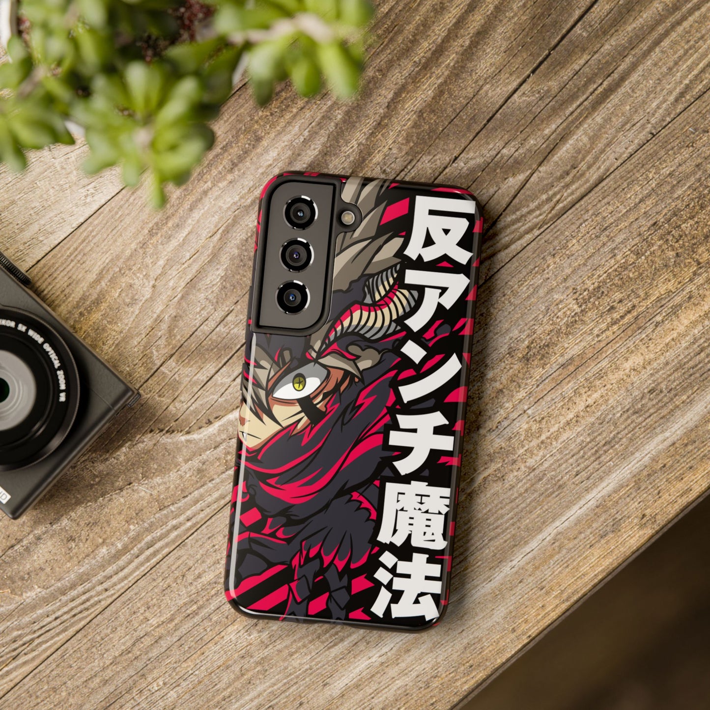 Asta Anti-Magic Double Layered Phone Case | Black Clover-Inspired Protective Anime Case for iPhone & Samsung