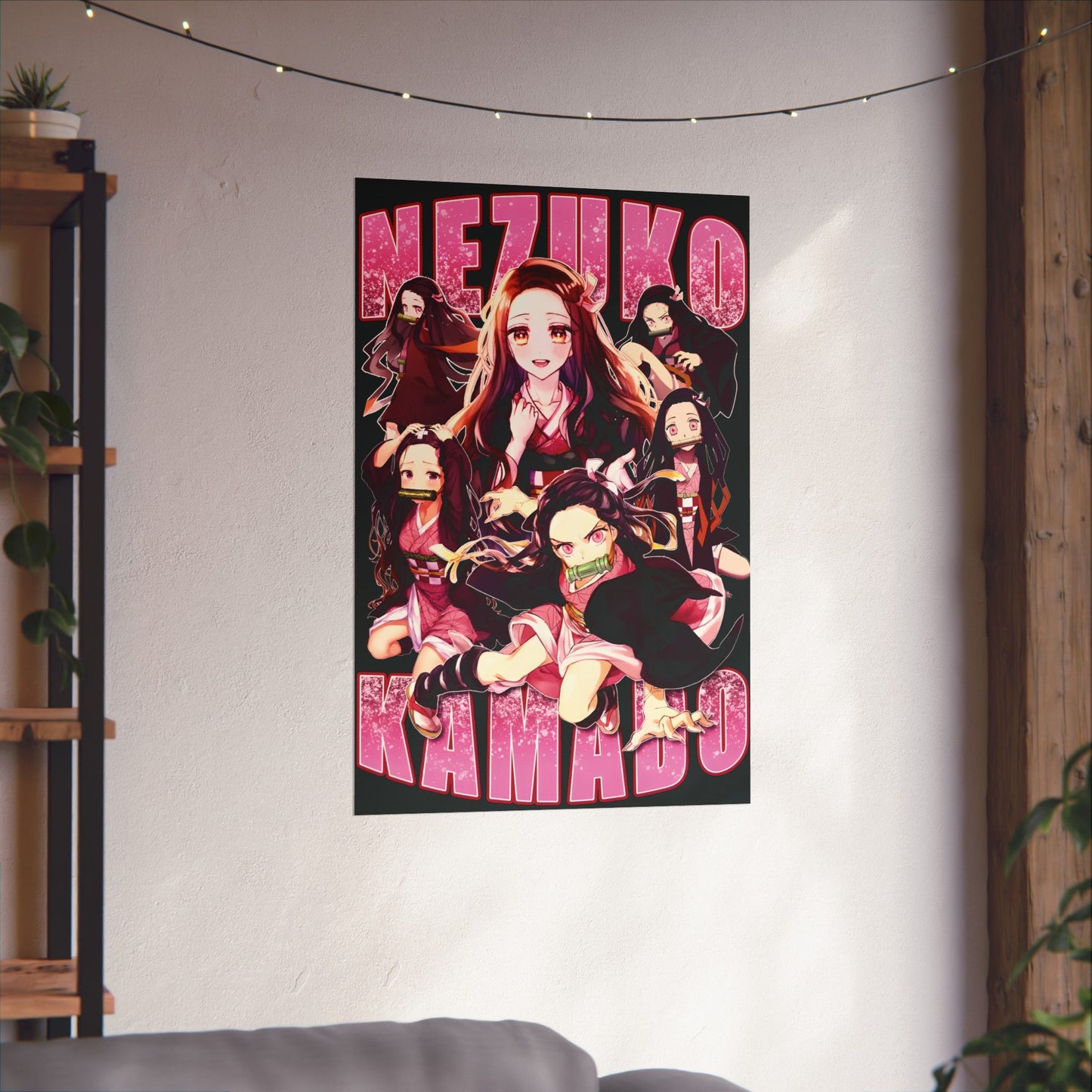 Six Styles of Nezuko Poster | Demon Slayer Wall Art