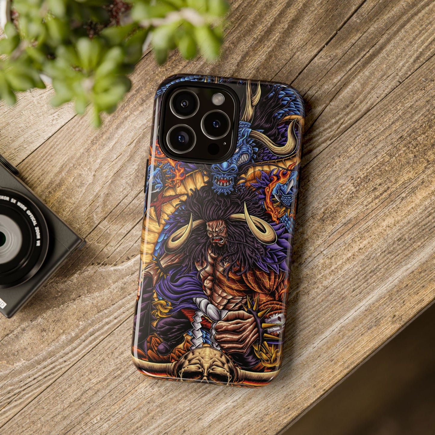 Cursed Dragon Oni Kaido Double Layered Phone Case