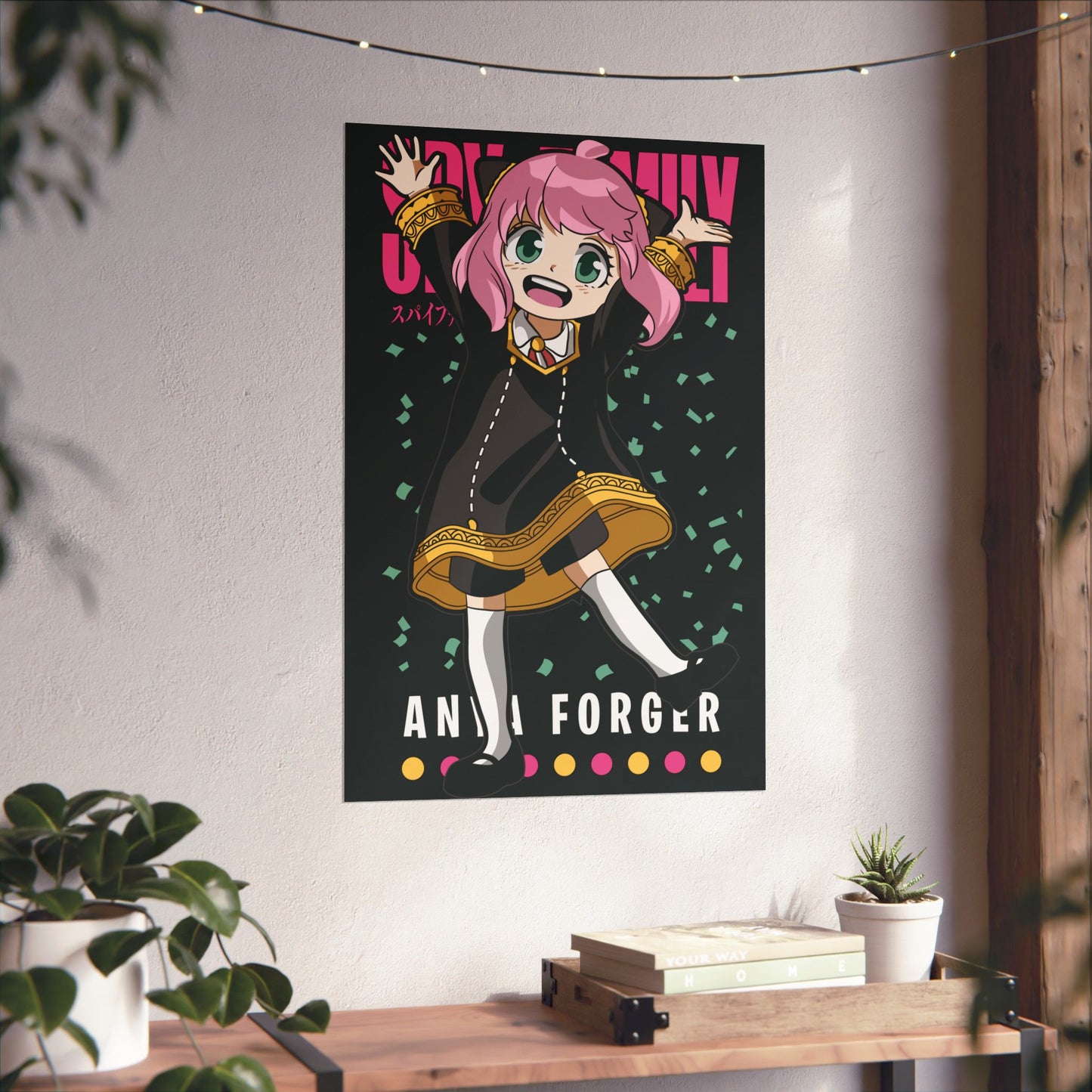 Anya Forger II Matte Vertical Poster | Spy x Family Anime Wall Art