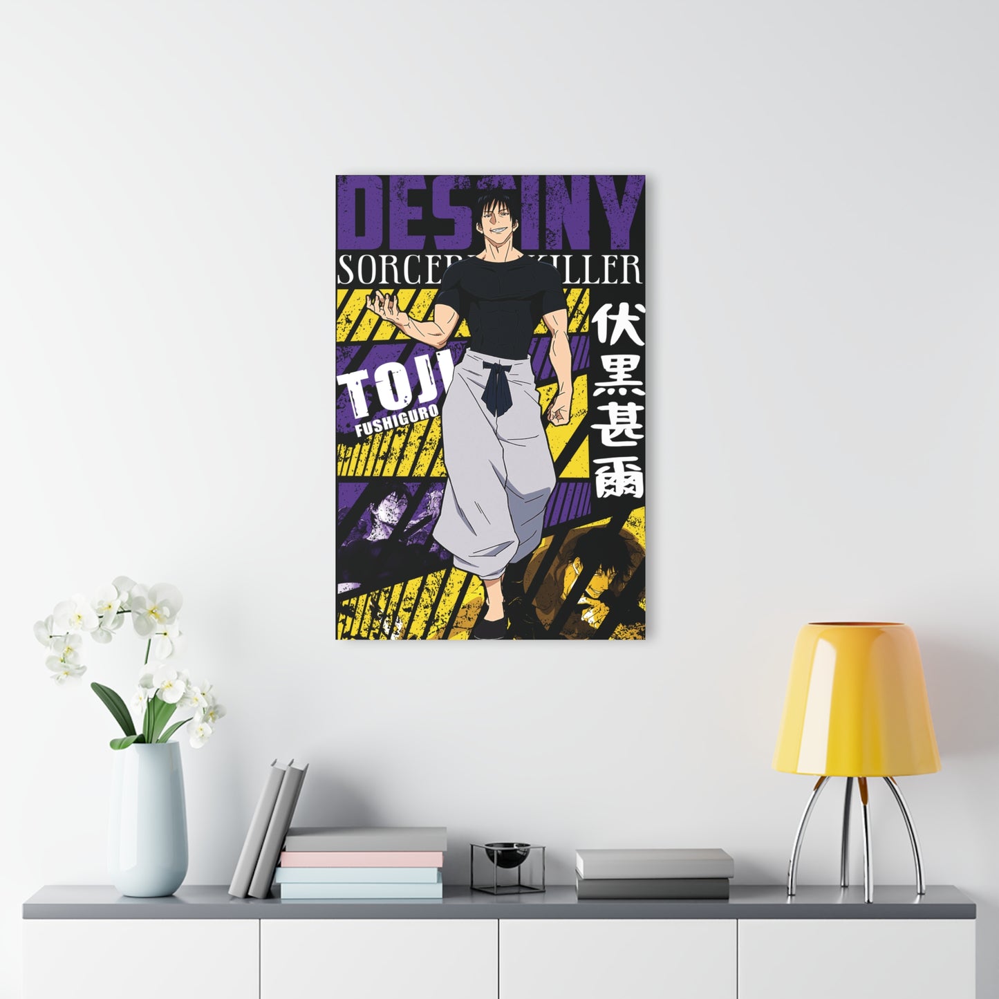 Sorcerer Killer Toji Fushiguro Acrylic Print