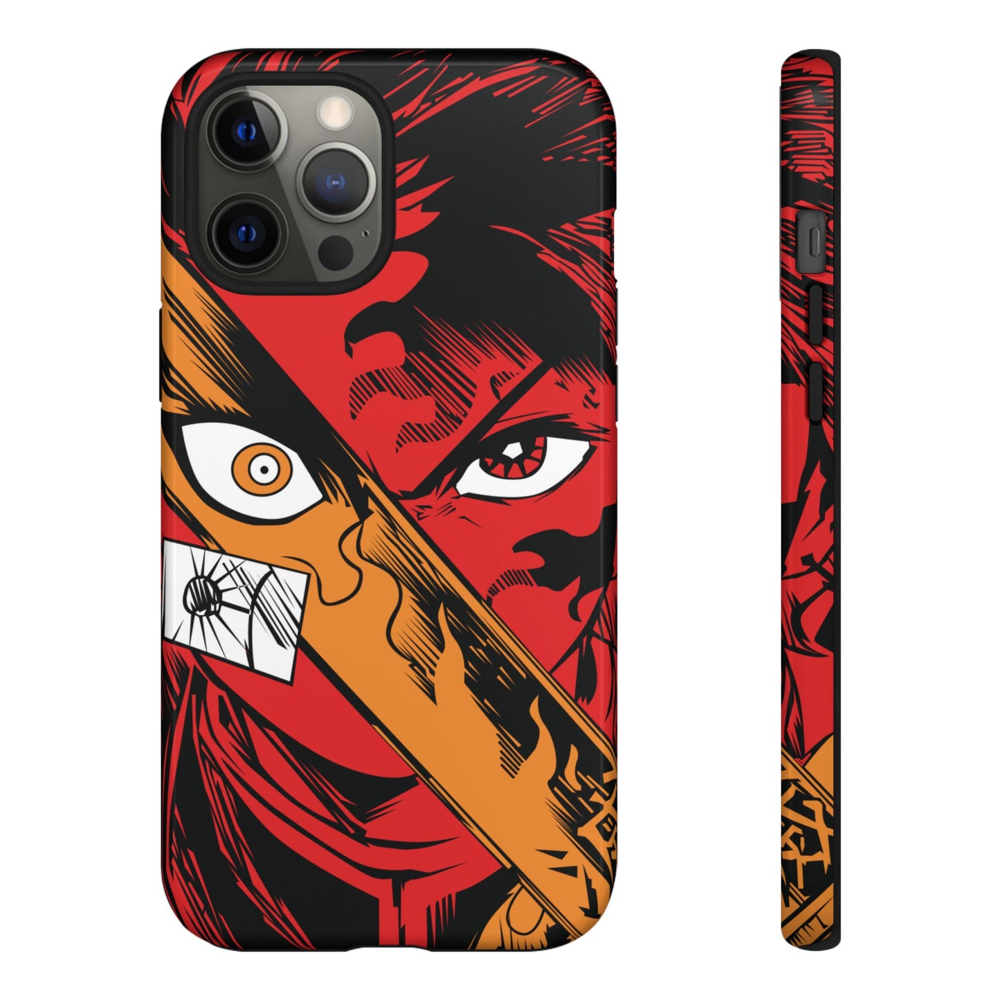 Tanjiro Kamado Slayer Mark Phone Case | Demon Slayer-Inspired Double Layered Protective Case