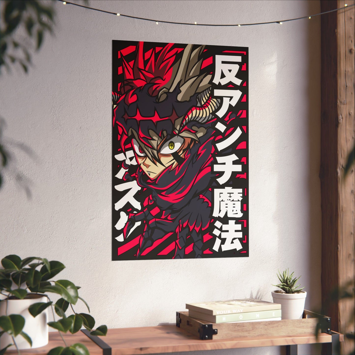 Asta Anti-Magic Matte Vertical Poster | Black Clover Anime Wall Art