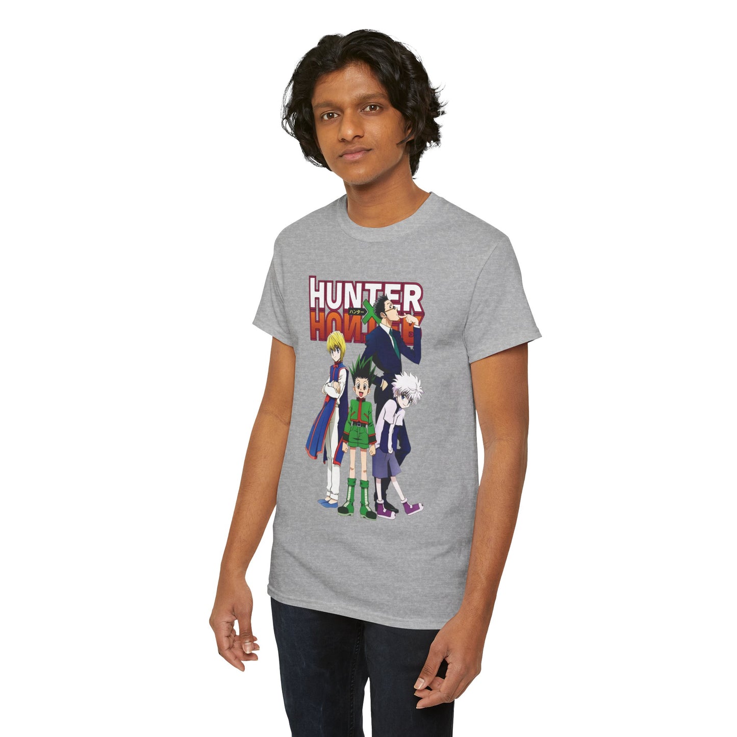 Gon’s Core Group Unisex Heavy Cotton T-Shirt | Hunter x Hunter Anime Shirt