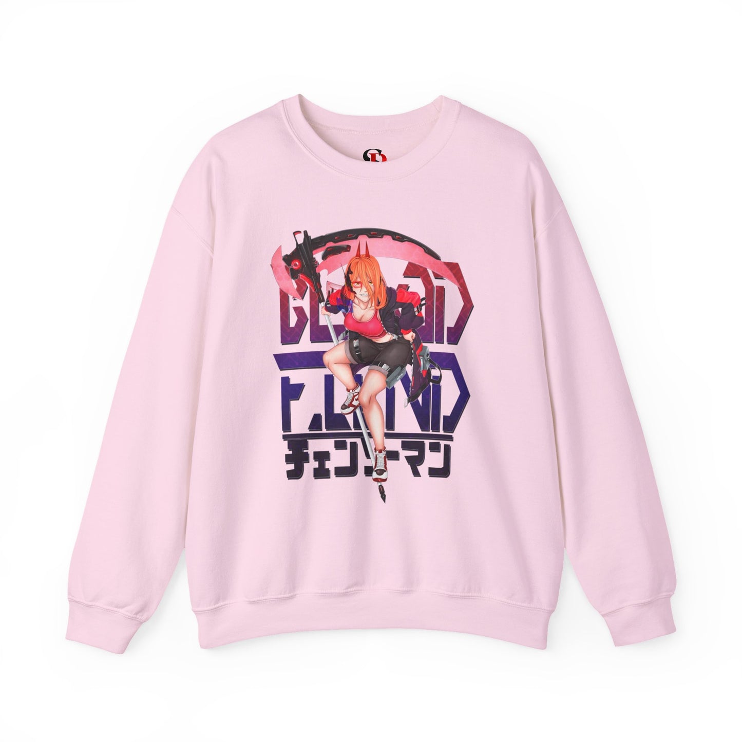 Blood Fiend Power III Unisex Heavy Blend Crewneck Sweatshirt | Chainsaw Man Anime Pullover