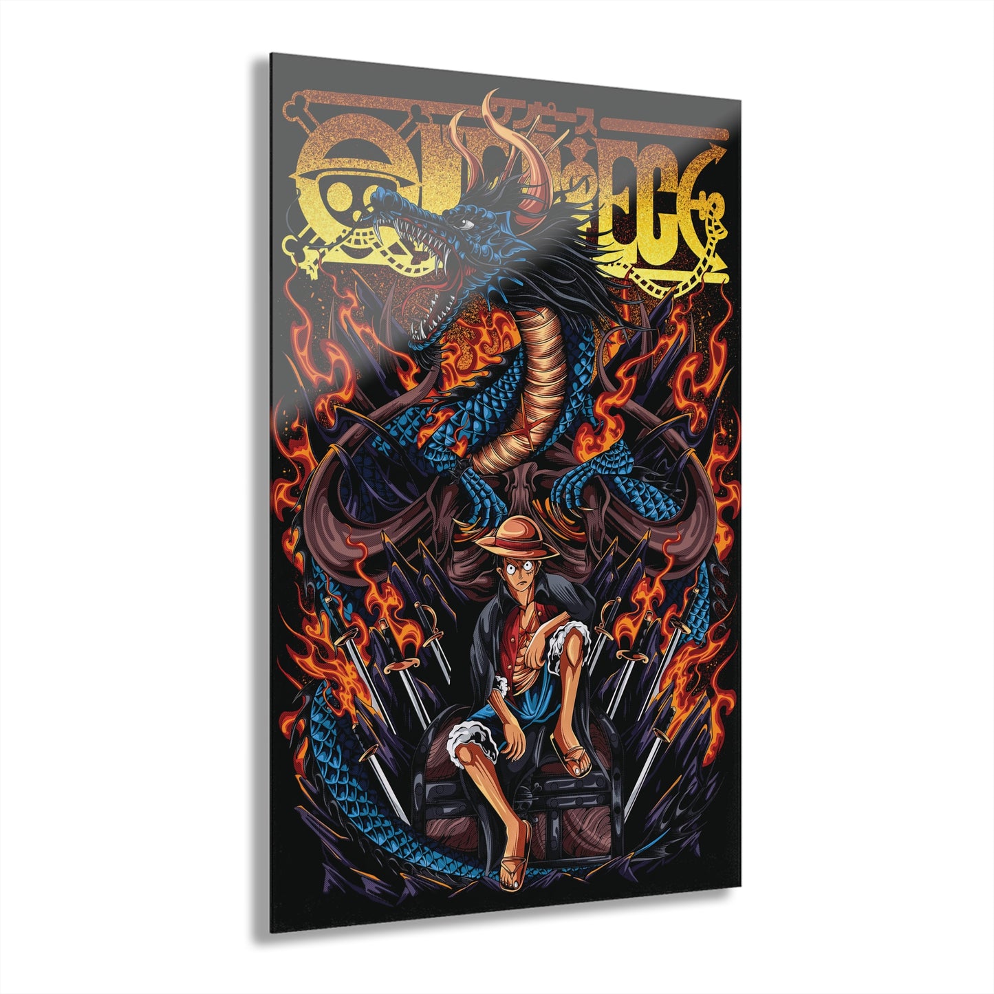 Luffy Vs Kaido IV Acrylic Print