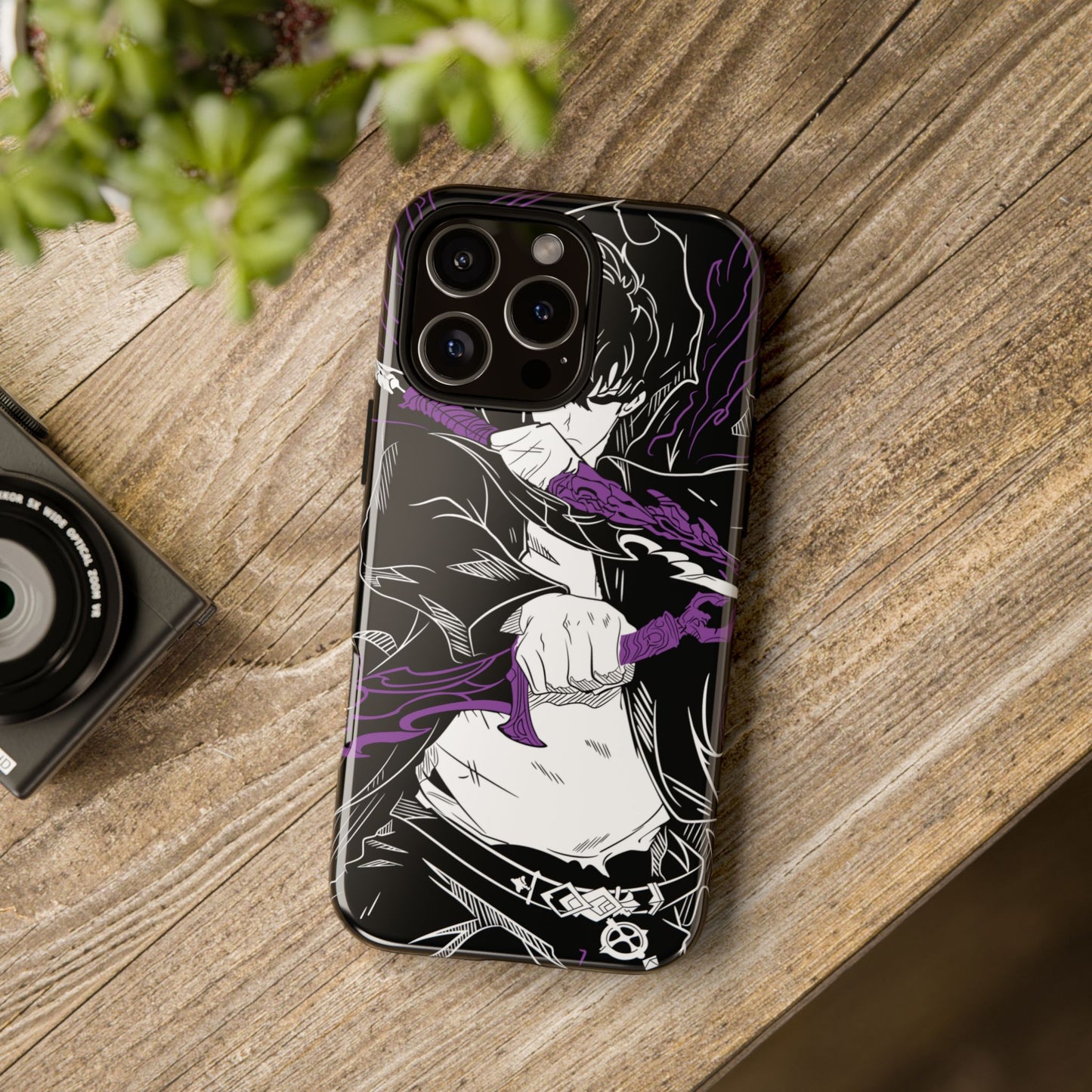 Sung Jinwoo Twin Daggers Double Layered Phone Case