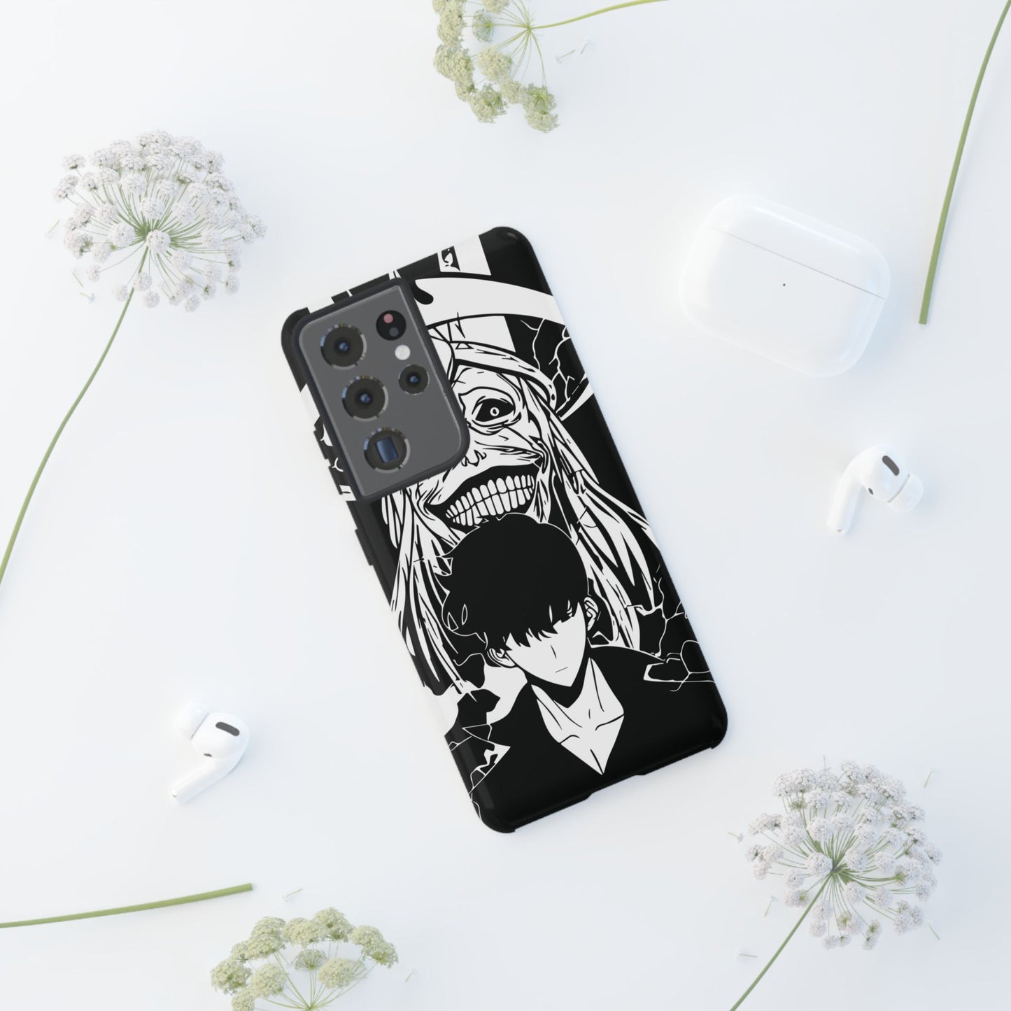 Sung Jinwoo vs Statue of God III Double Layered Phone Case