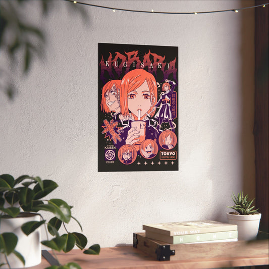 Nobara Kugisaki Matte Vertical Poster | Anime-Inspired Wall Art | Anime Room Decor Print
