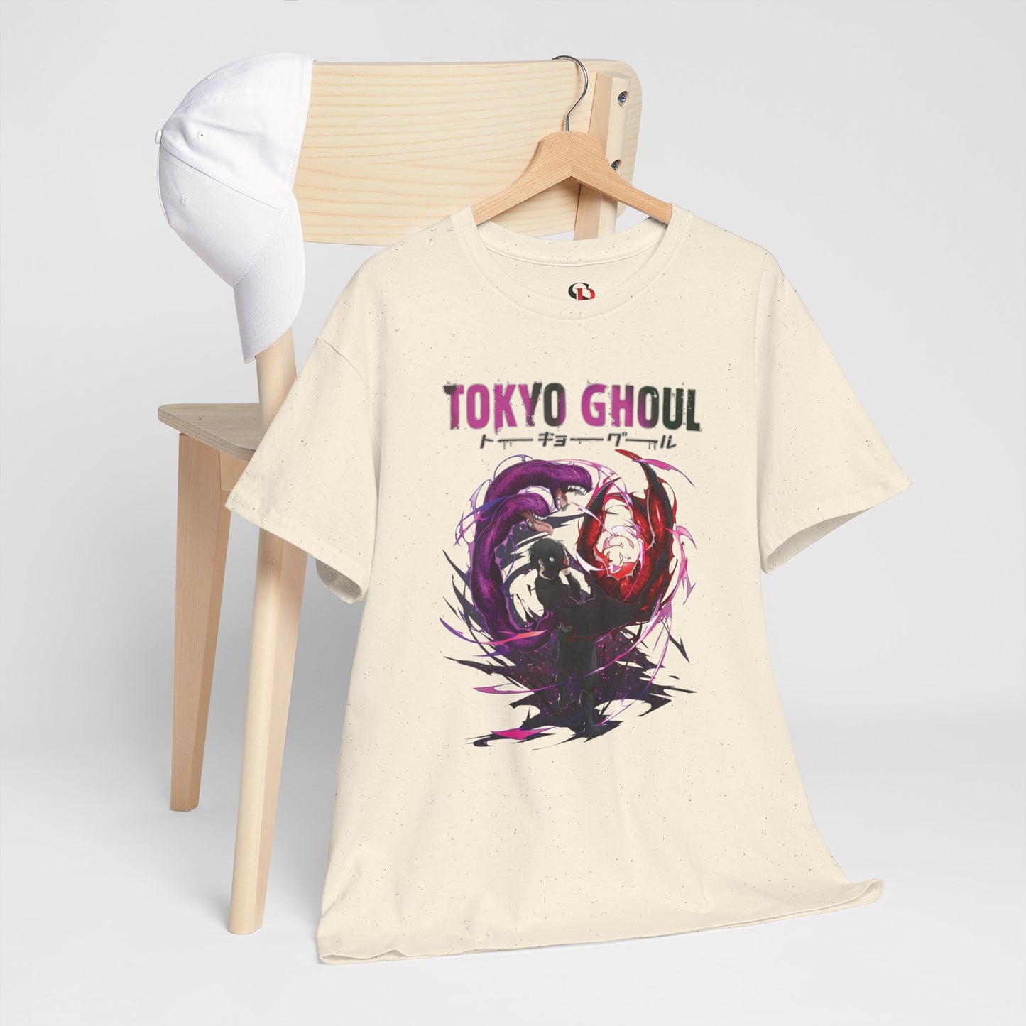 Ken Kaneki Chimera Kagune Unisex Heavy Cotton T-Shirt | Tokyo Ghoul Anime Graphic Tee