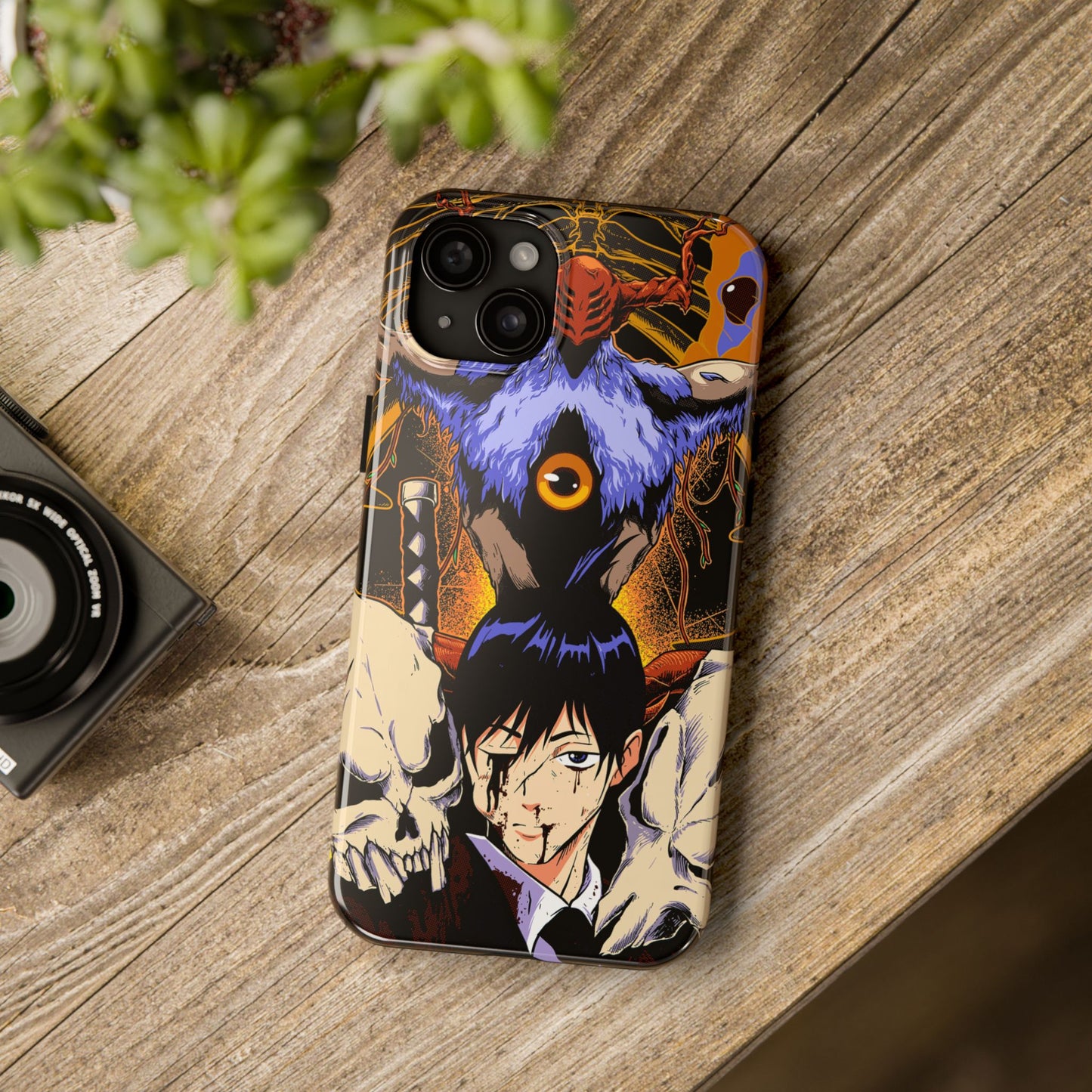 Aki x Future Devil Double Layered Phone Case | Chainsaw Man-Inspired Protective Anime Case