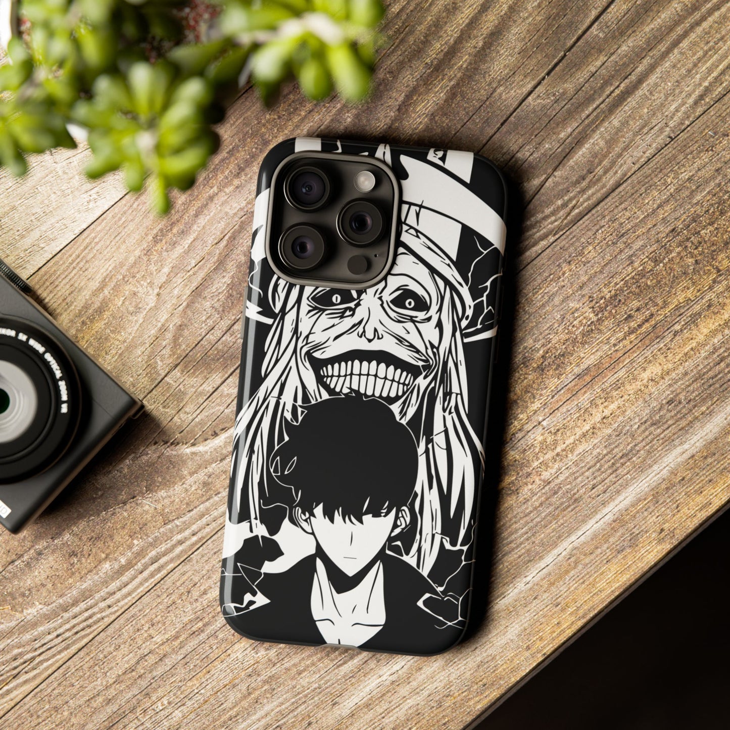 Sung Jinwoo vs Statue of God III Double Layered Phone Case